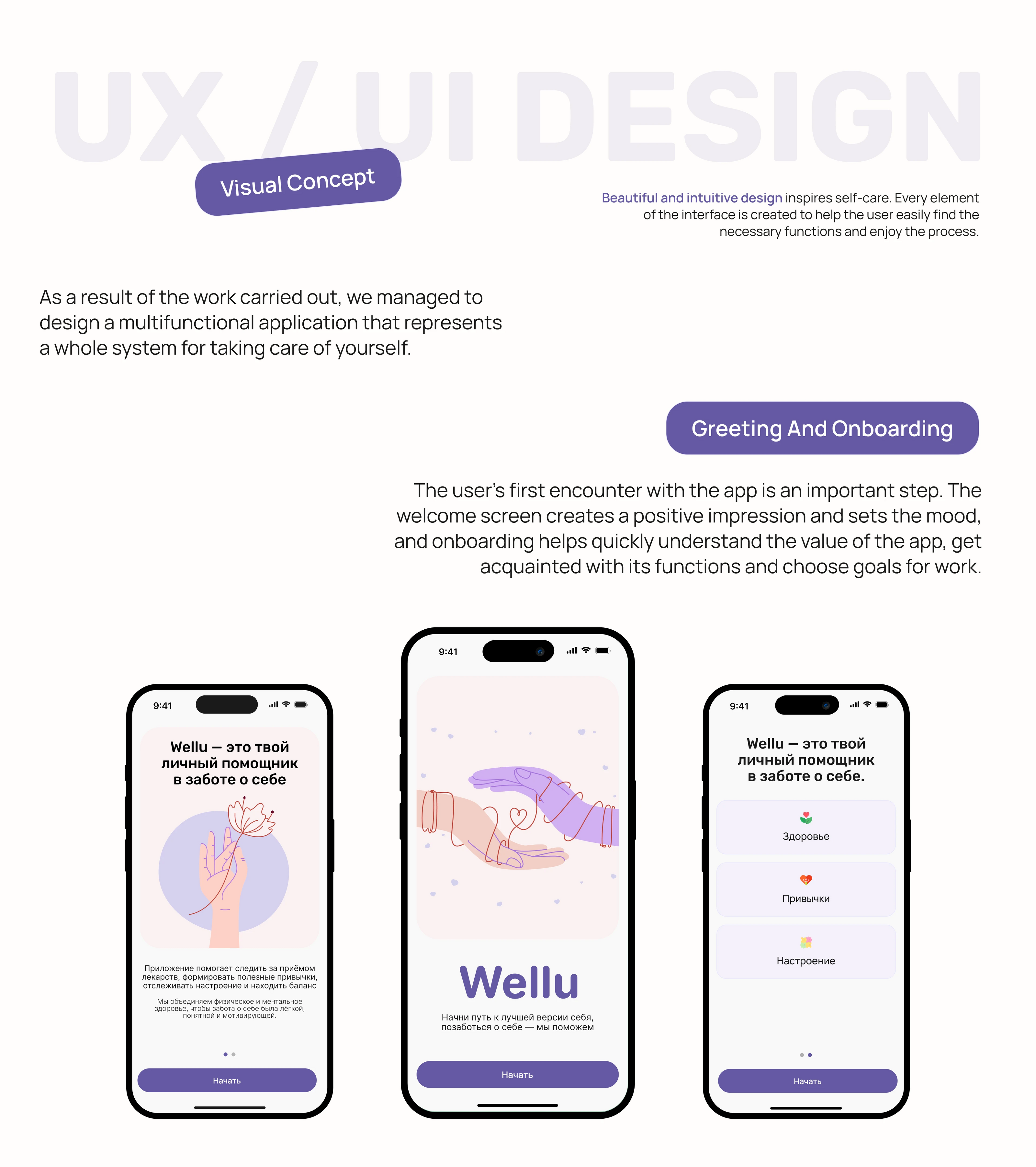 WELLU / mobile app for self-care — Изображение №12 — Интерфейсы на Dprofile