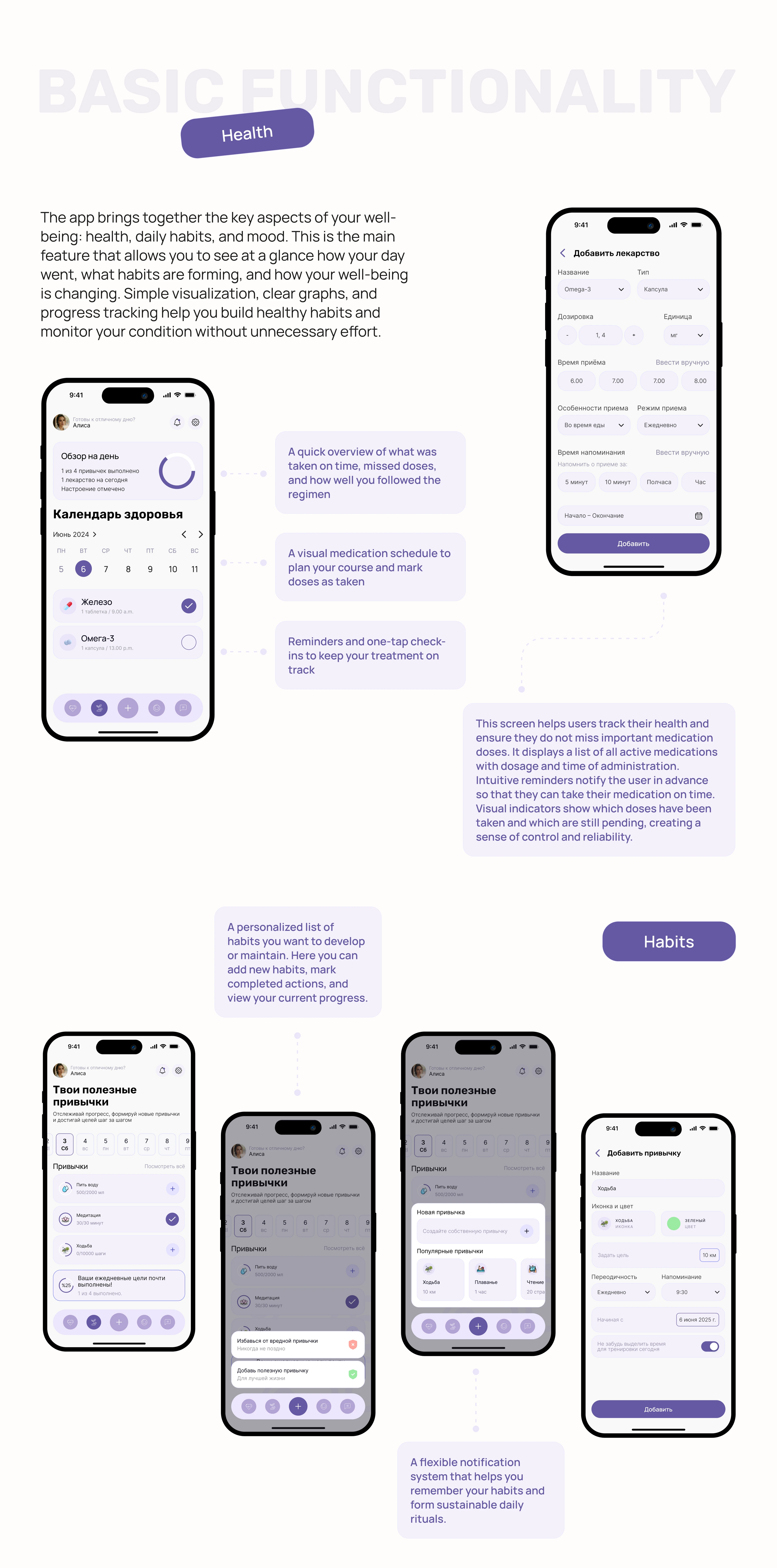 WELLU / mobile app for self-care — Изображение №15 — Интерфейсы на Dprofile