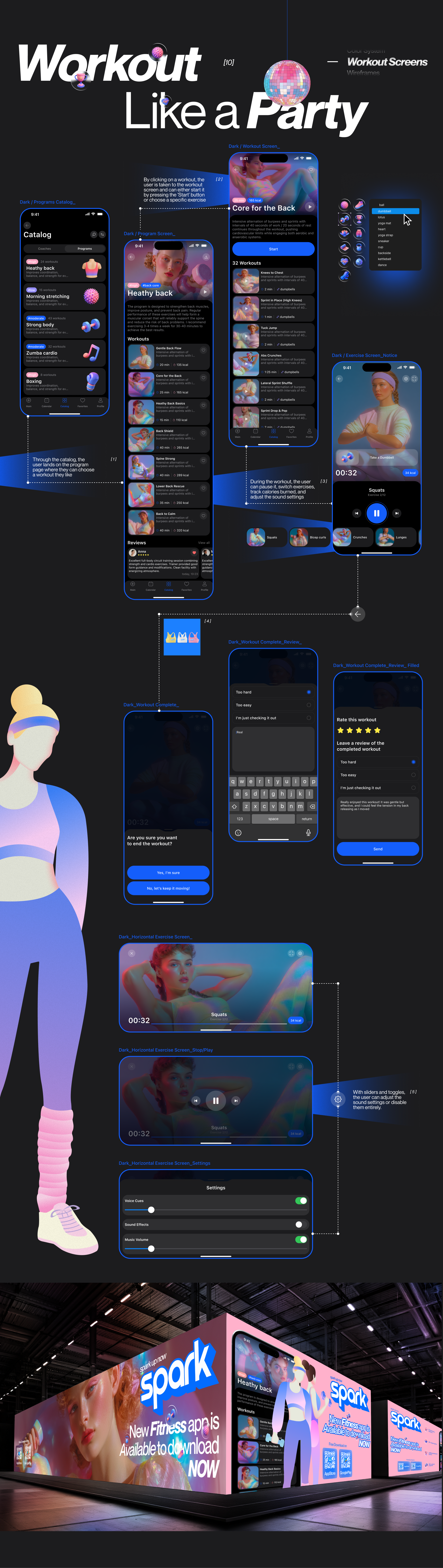 Fitness App Spark — Изображение №8 — Интерфейсы на Dprofile