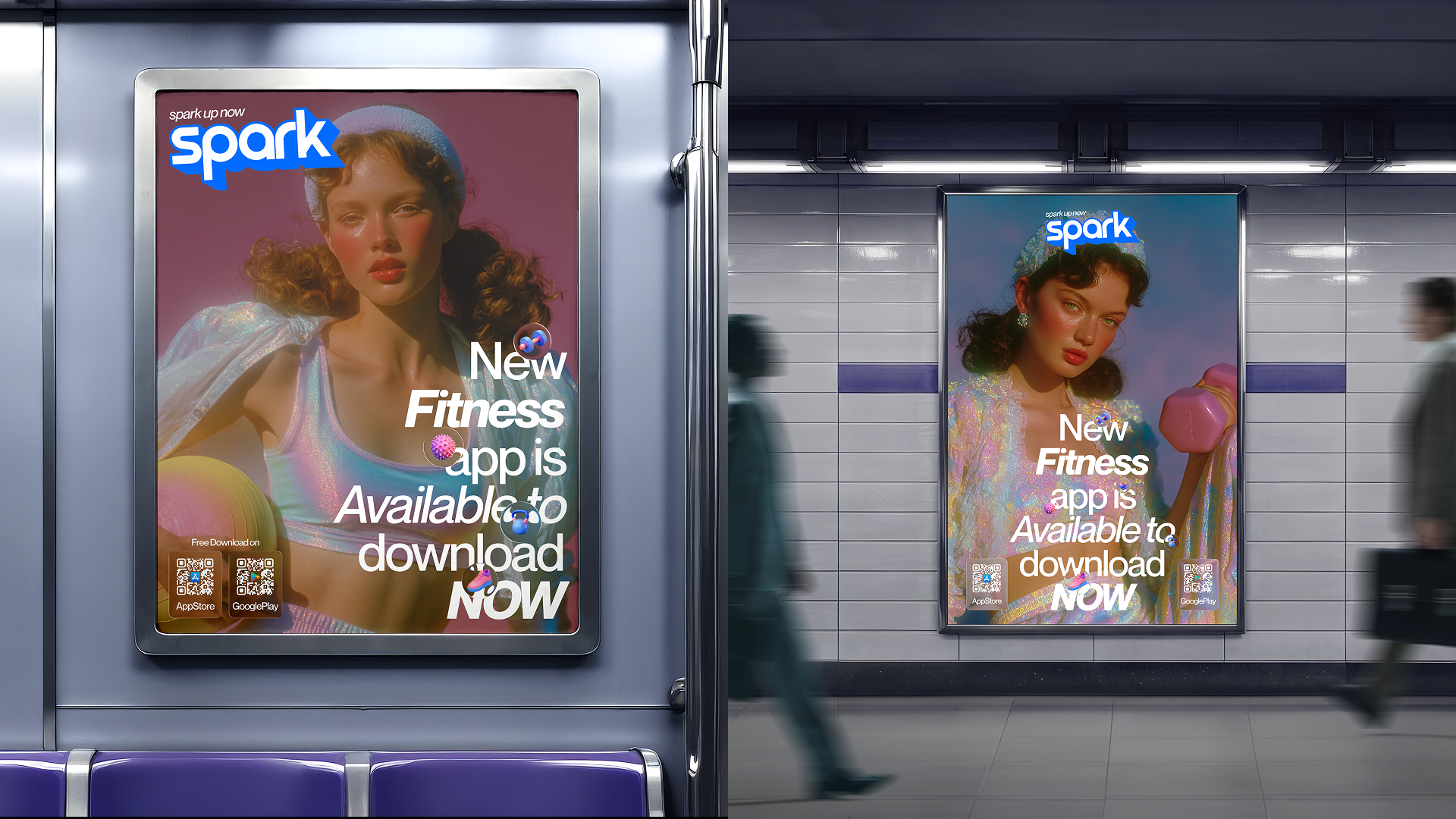 SPARK | Brand Identity for Fitness App — Изображение №21 — Брендинг, Иллюстрация на Dprofile