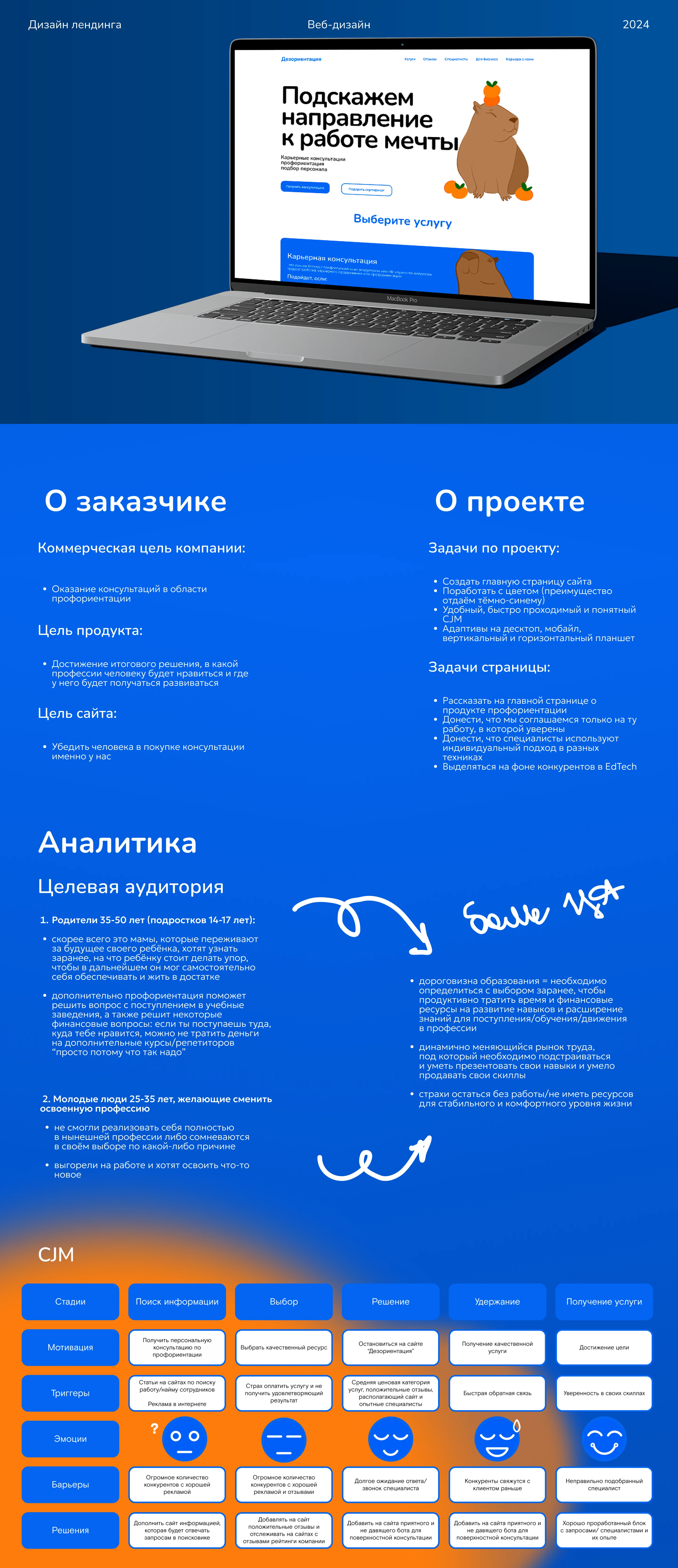 Лендинг "Дезориентация" — Изображение №1 — Иллюстрация, Графика на Dprofile