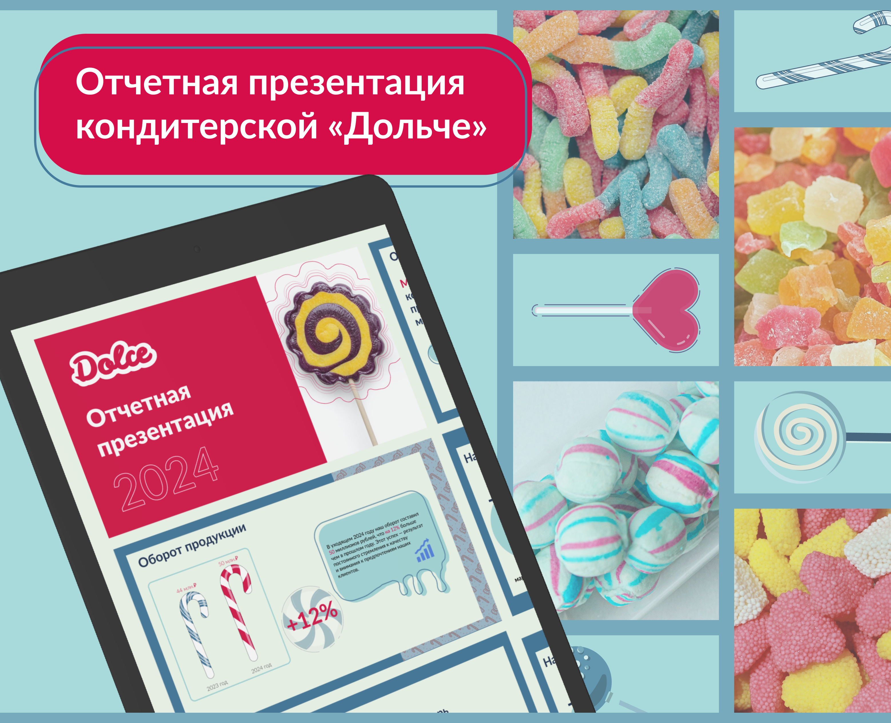 Отчетная презентация кондитерской «Дольче» — Маркетинг на Dprofile