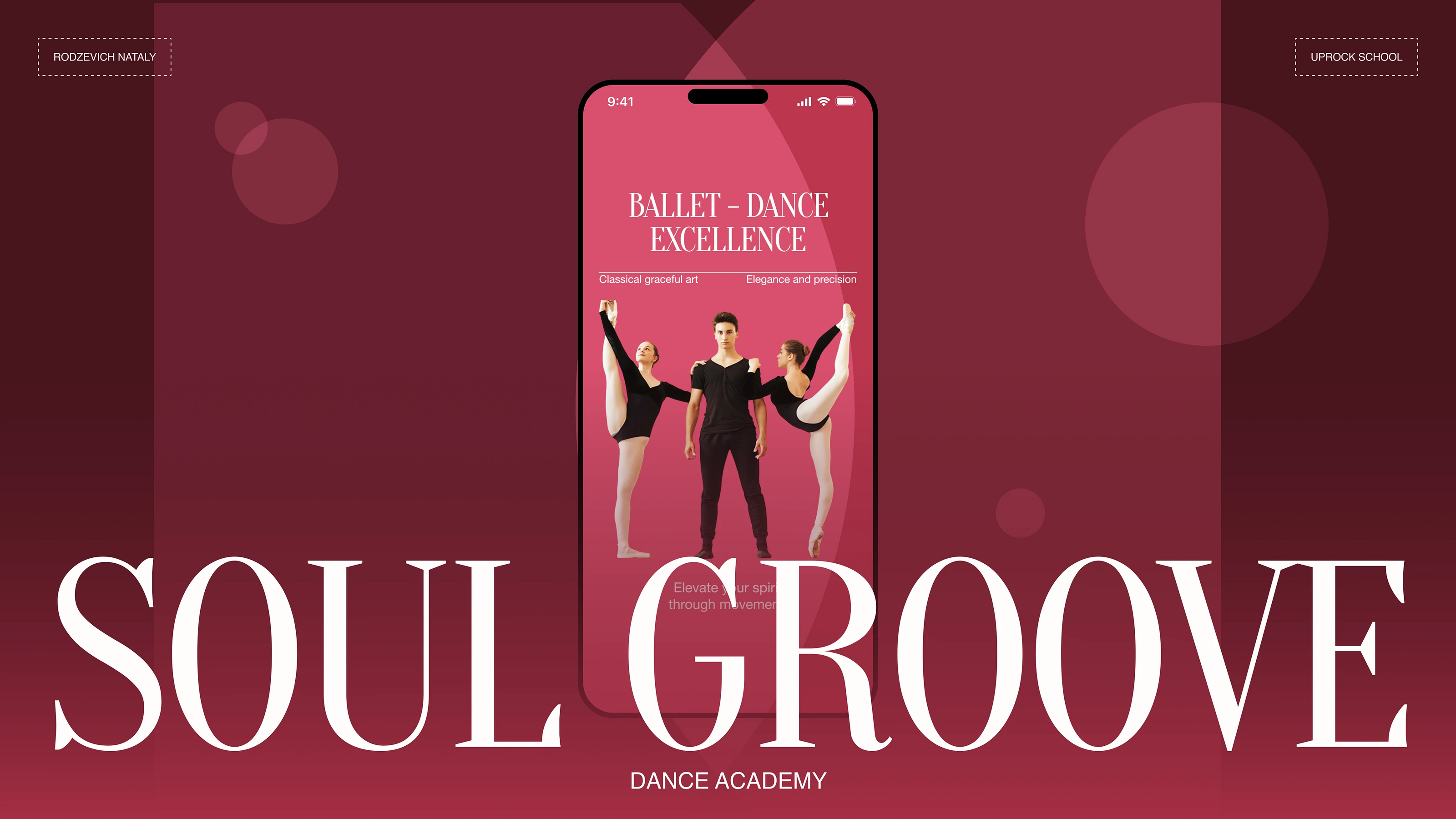Soul groove dance academy — Изображение №1 — Интерфейсы на Dprofile
