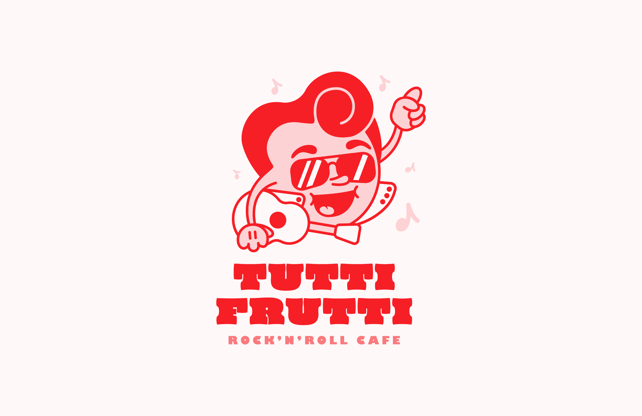 Tutti Frutti - rock-n-roll cafe (логотип) — Изображение №1 — Брендинг, Иллюстрация на Dprofile
