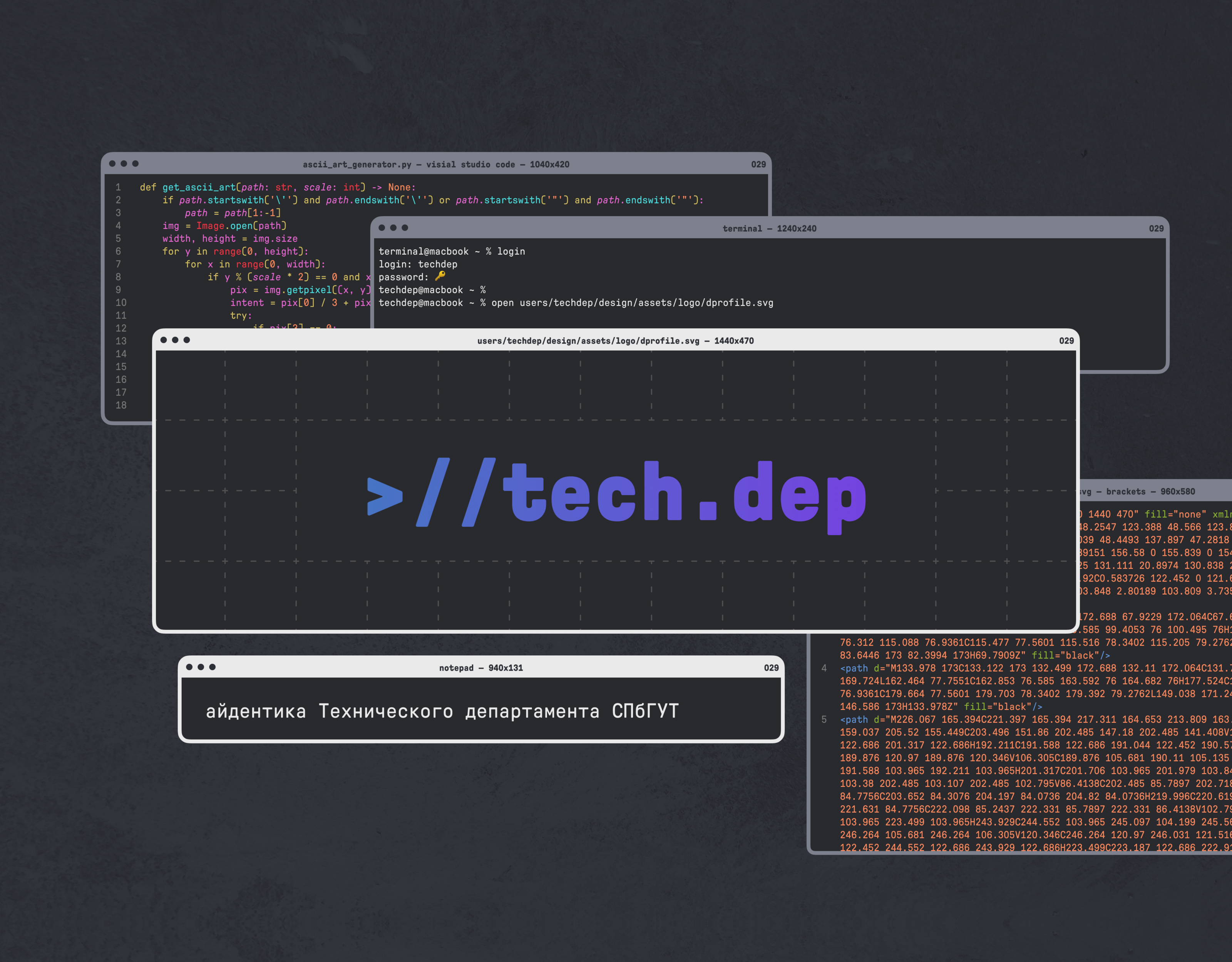 tech.dep — logo, identity — Изображение №1 — Брендинг, Маркетинг на Dprofile