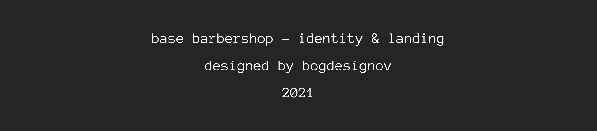 base barbershop — identity, landing — Изображение №9 — Интерфейсы, Брендинг на Dprofile