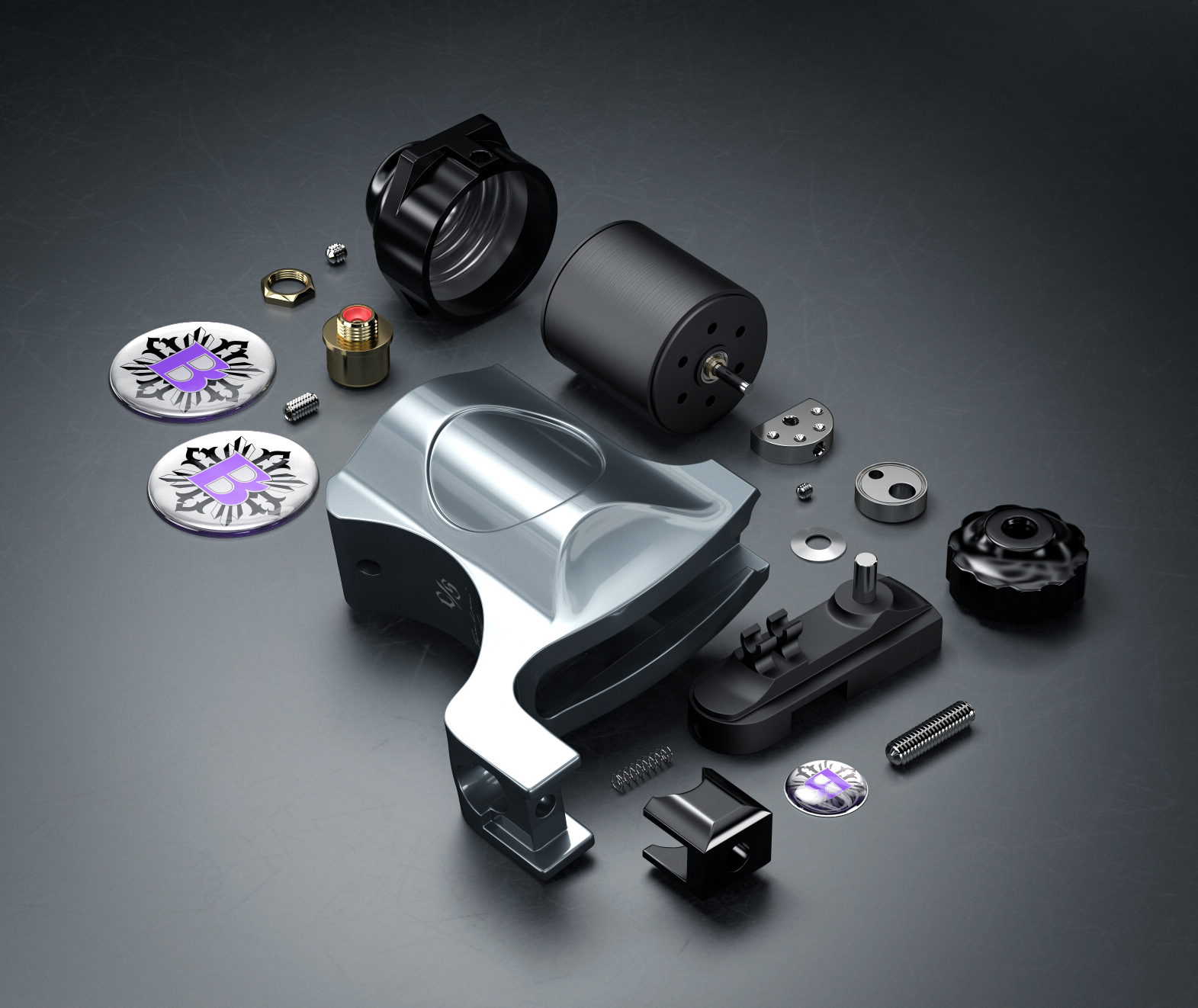 Bishop Rotary V6 Tattoo Machine — Изображение №5 — 3D на Dprofile