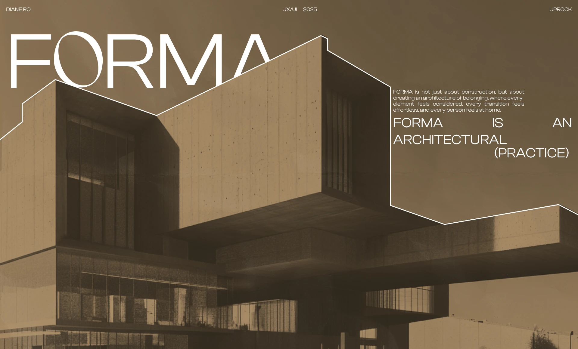FORMA. Architectural bureau — Изображение №1 — Интерфейсы, Брендинг на Dprofile