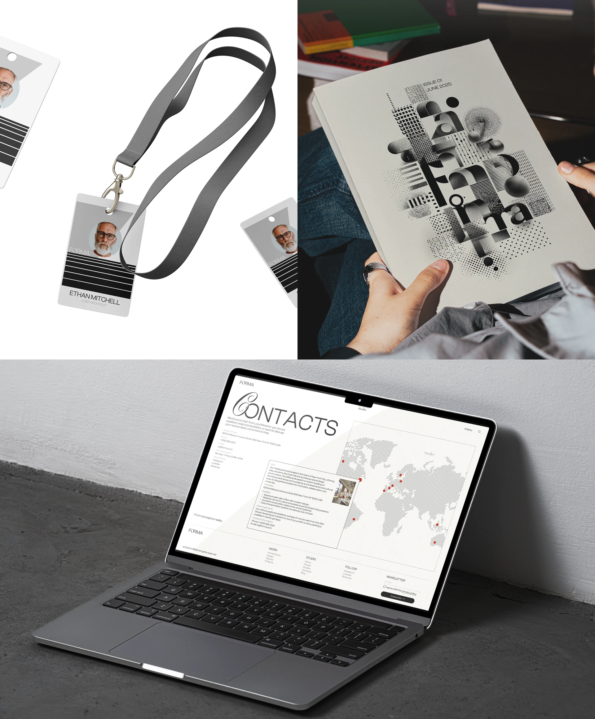 FORMA. Architectural bureau — Изображение №7 — Интерфейсы, Брендинг на Dprofile