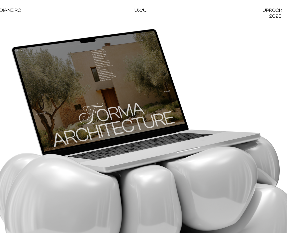 FORMA. Architectural bureau — Интерфейсы, Брендинг на Dprofile