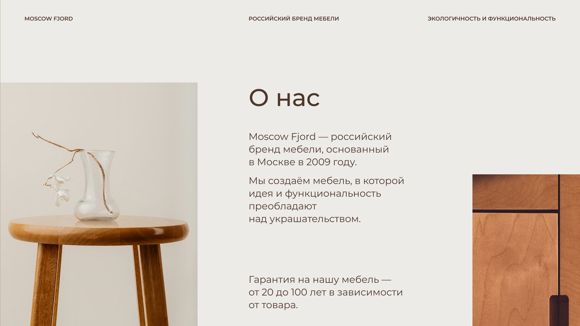 Презентация и макеты для студии мебели Moscow Fjord — Изображение №9 — Маркетинг на Dprofile