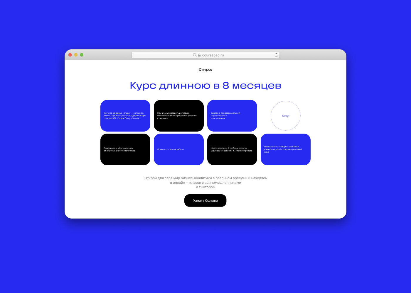 CoursePac - Business Analytics courses — Изображение №11 — Интерфейсы на Dprofile