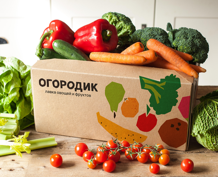 Айдентика для магазина овощей и фруктов — Брендинг, Графика на Dprofile