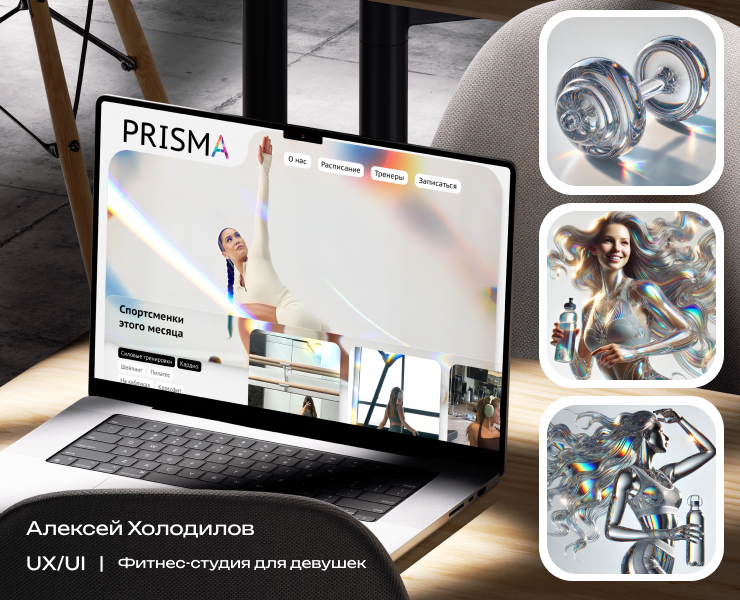 UX/UI фитнес-студии для девушек — Интерфейсы на Dprofile