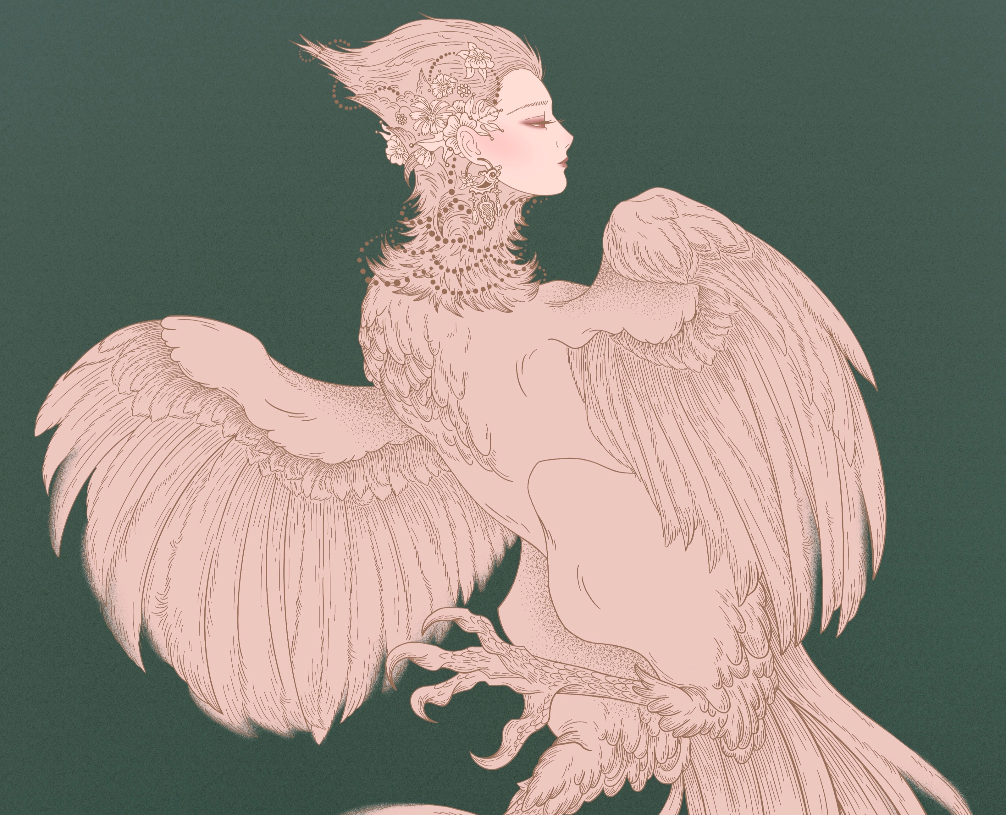 Гарпии — Иллюстрация, Графика на Dprofile