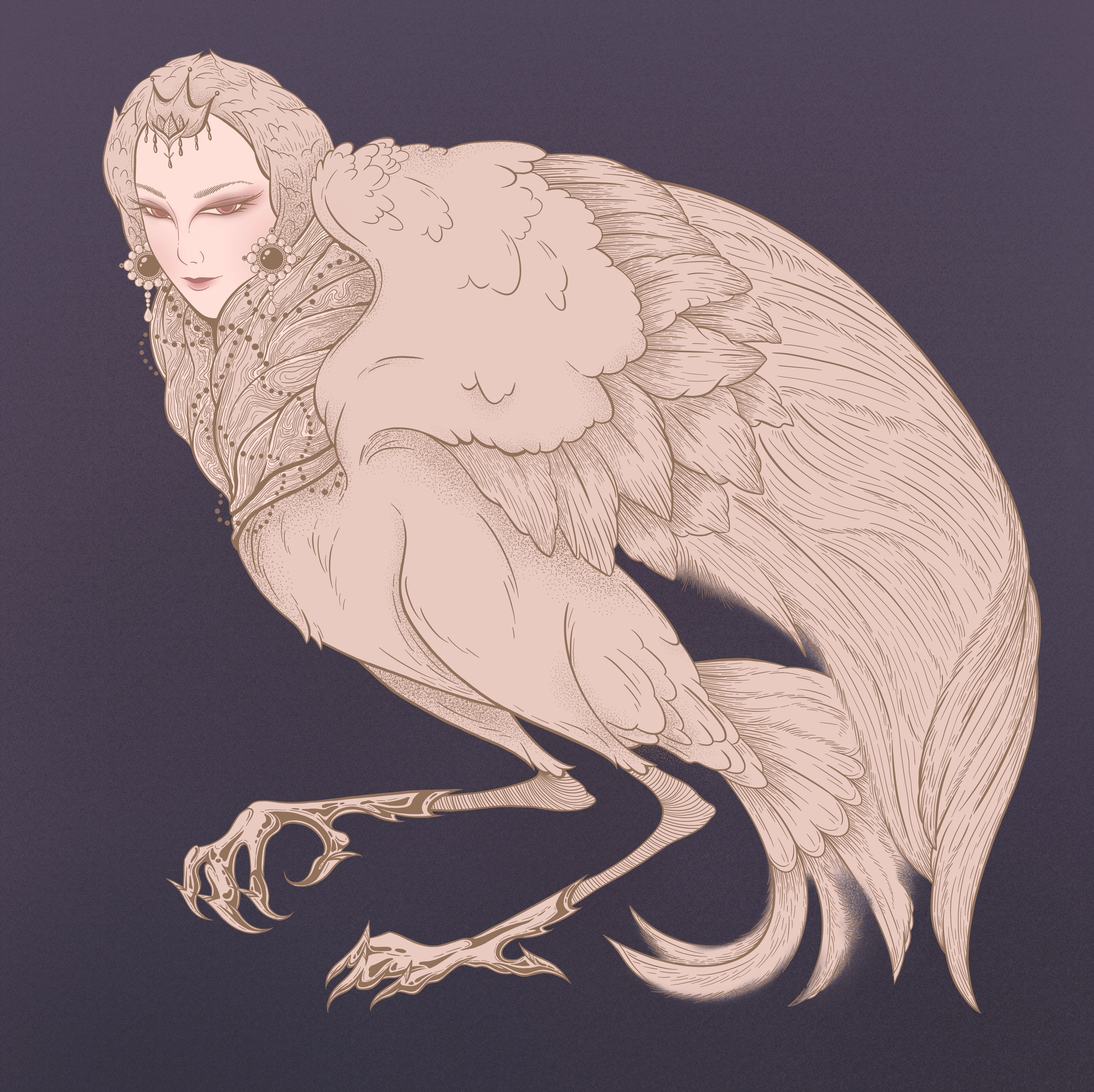 Гарпии — Изображение №1 — Иллюстрация, Графика на Dprofile