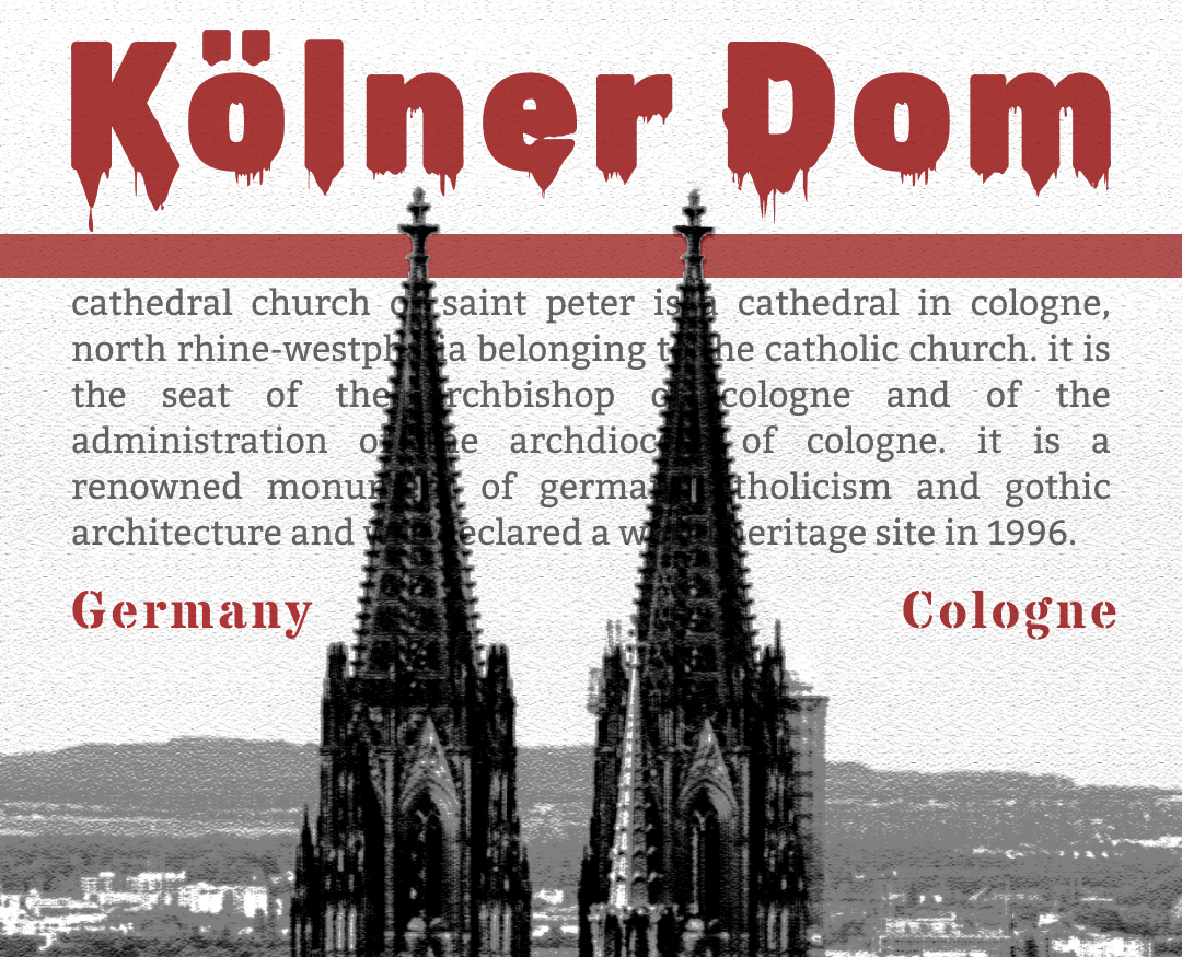 Gothic Poster — Графика на Dprofile