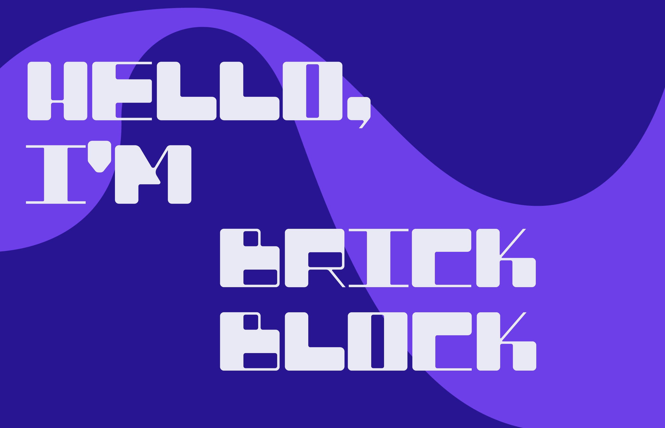Шрифт Brick Block — Изображение №1 — Графика на Dprofile