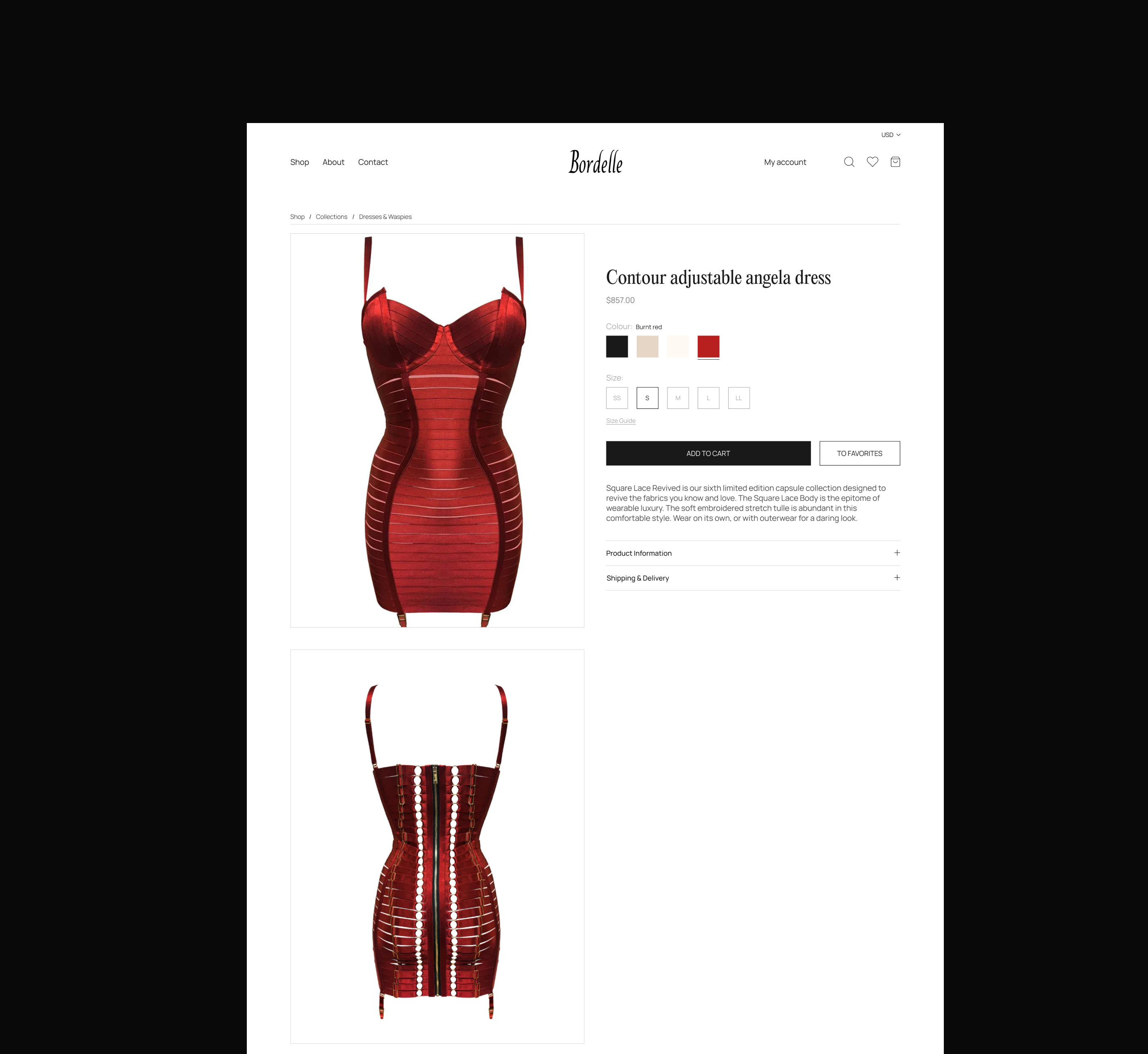 Bordelle | E-commerce redesign — Изображение №13 — Интерфейсы, Брендинг на Dprofile