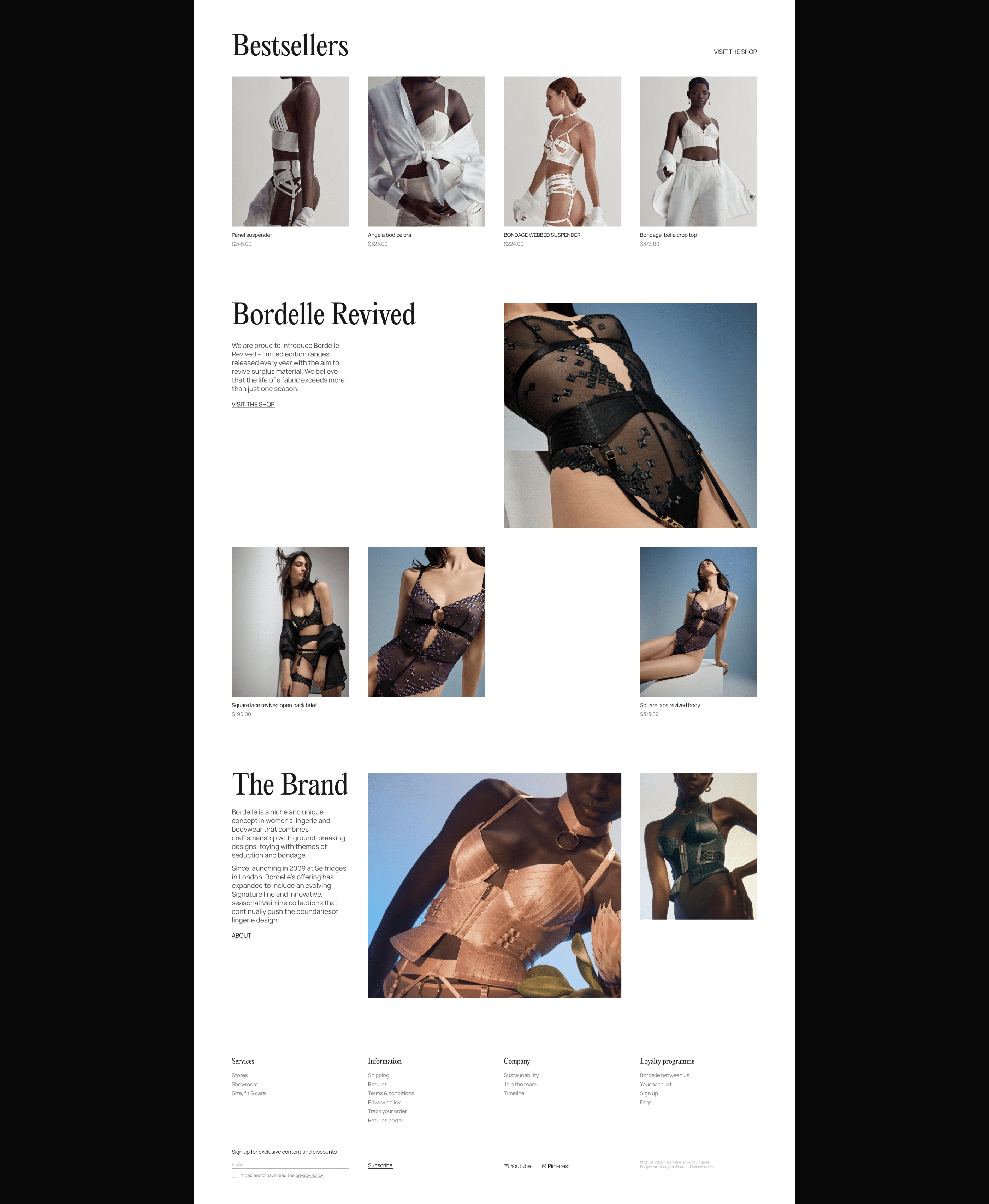 Bordelle | E-commerce redesign — Изображение №4 — Интерфейсы, Брендинг на Dprofile