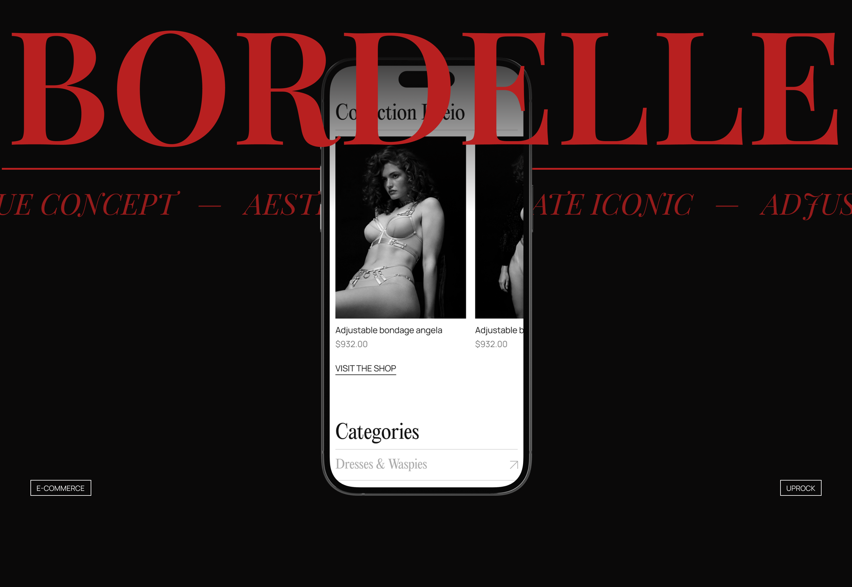 Bordelle | E-commerce redesign — Изображение №1 — Интерфейсы, Брендинг на Dprofile