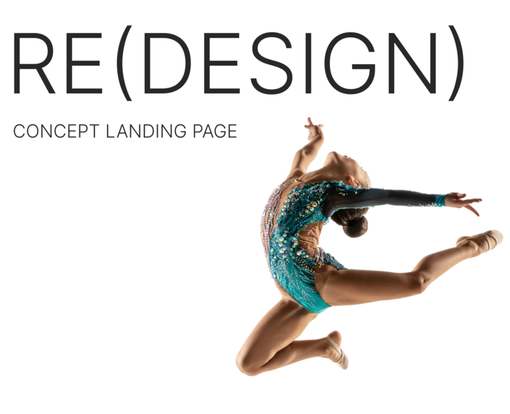 Re(design) Landing Page на Dprofile