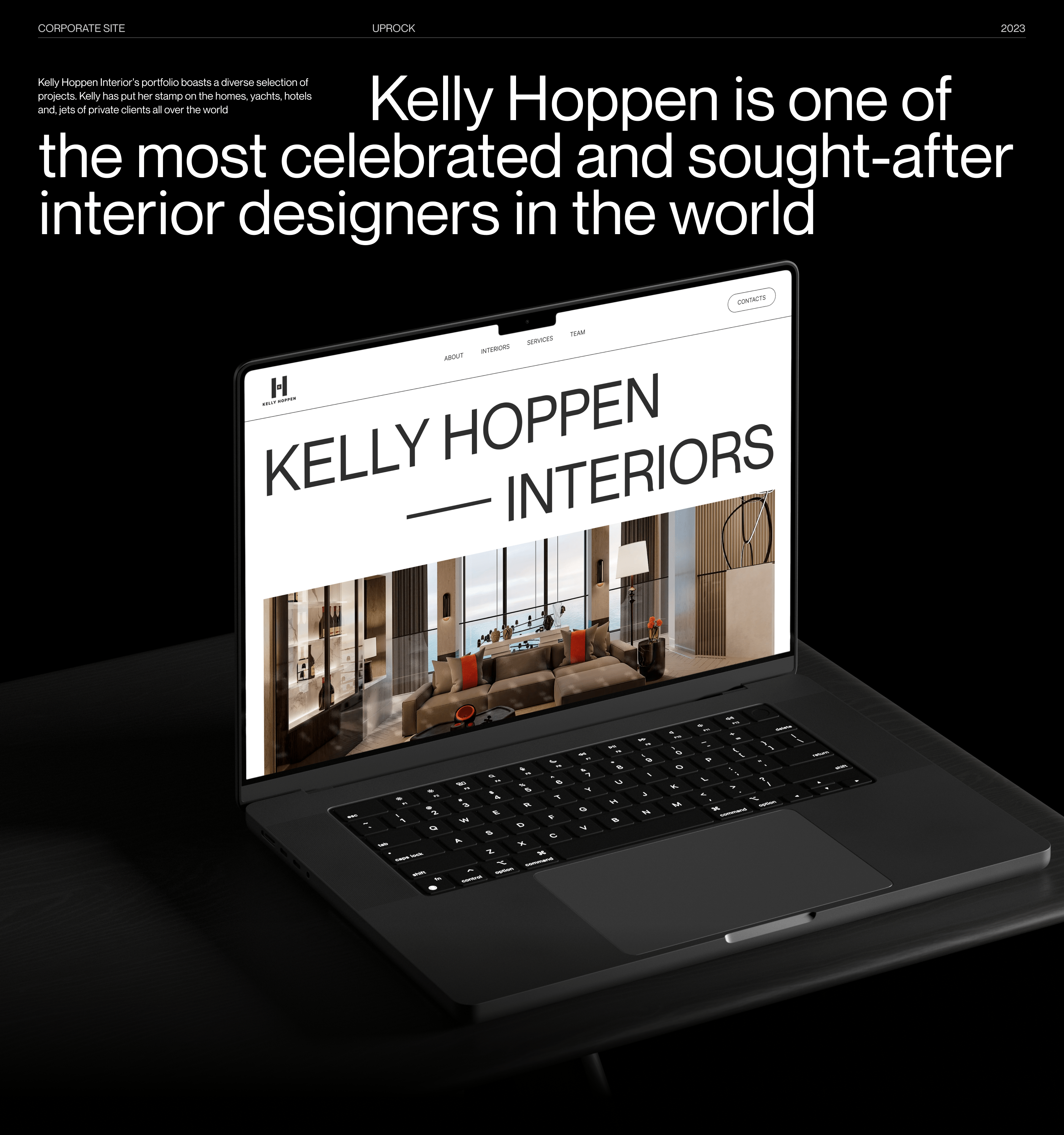 Kelly Hoppen Interiors - Corporate redesign — Изображение №1 — Интерфейсы на Dprofile