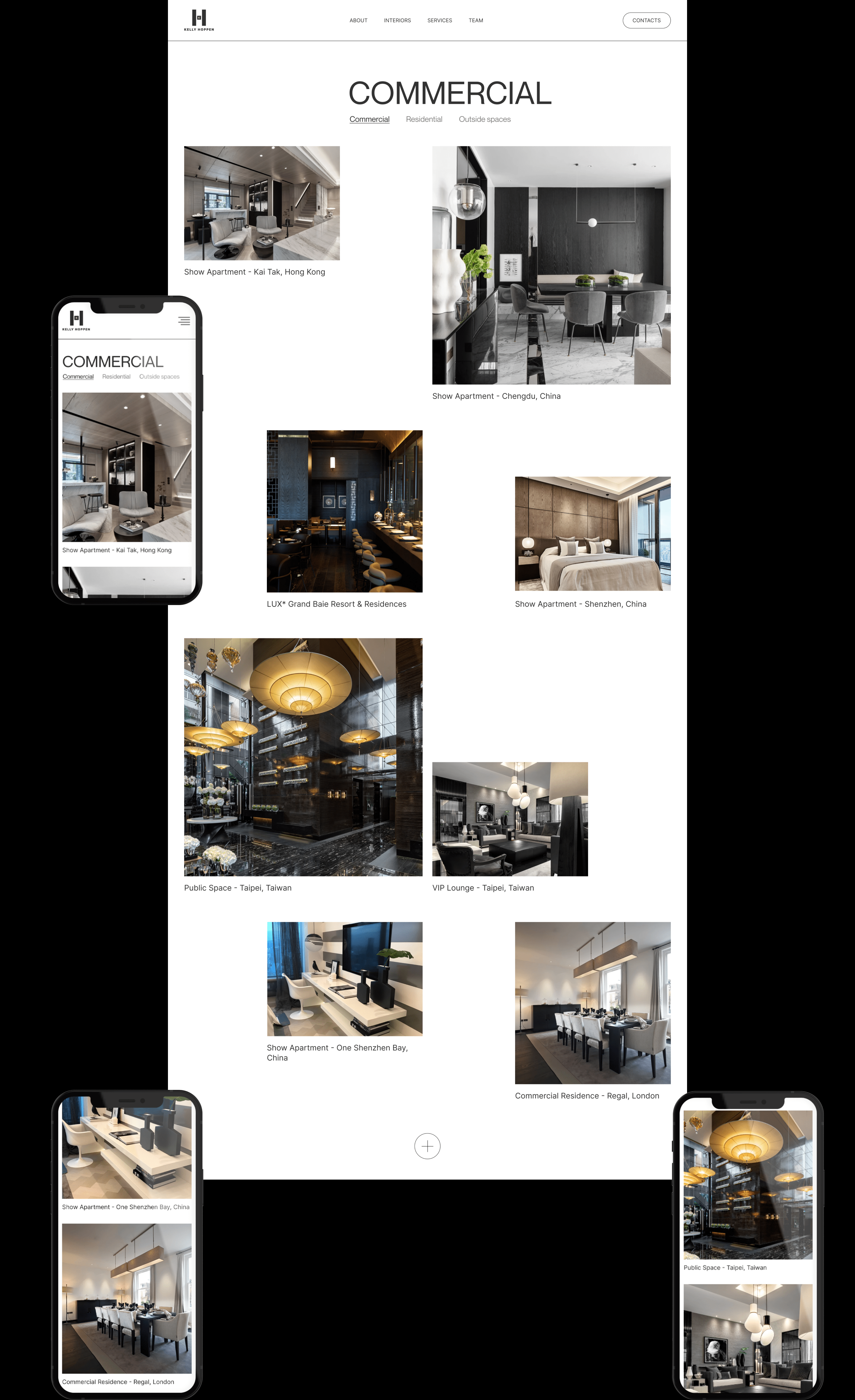 Kelly Hoppen Interiors - Corporate redesign — Изображение №5 — Интерфейсы на Dprofile