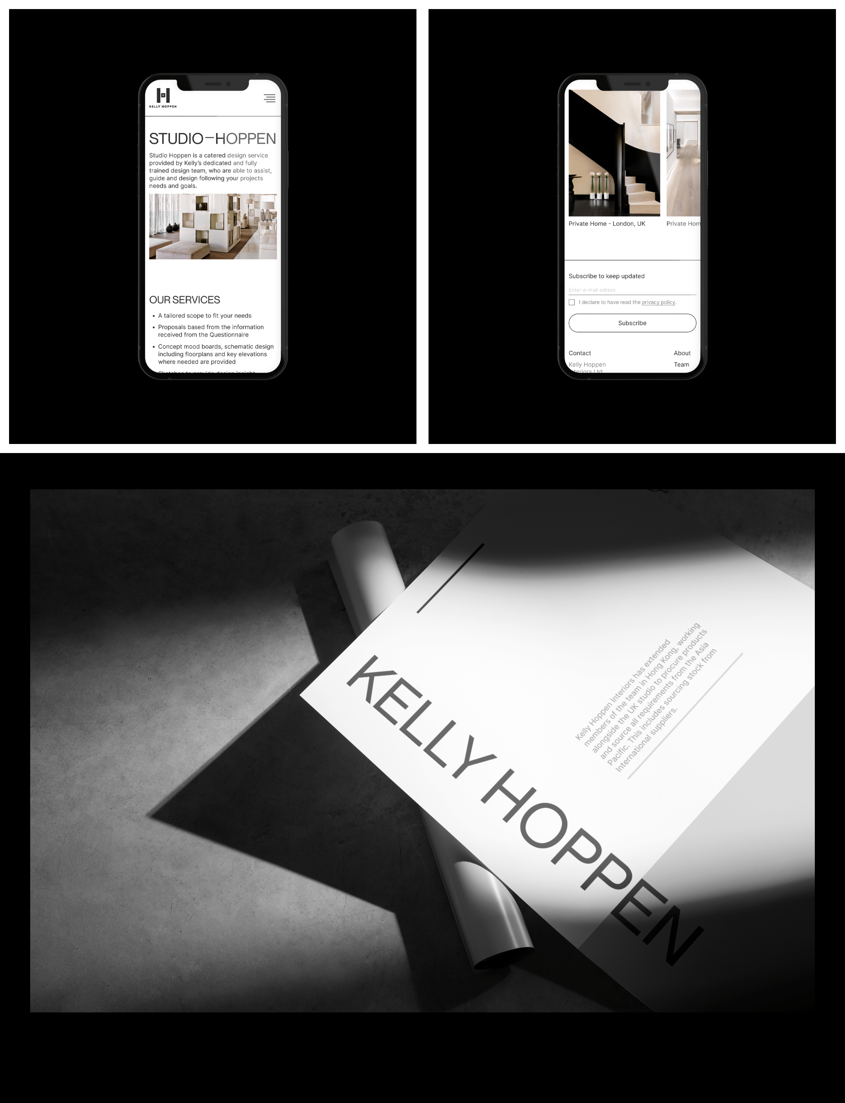 Kelly Hoppen Interiors - Corporate redesign — Изображение №10 — Интерфейсы на Dprofile
