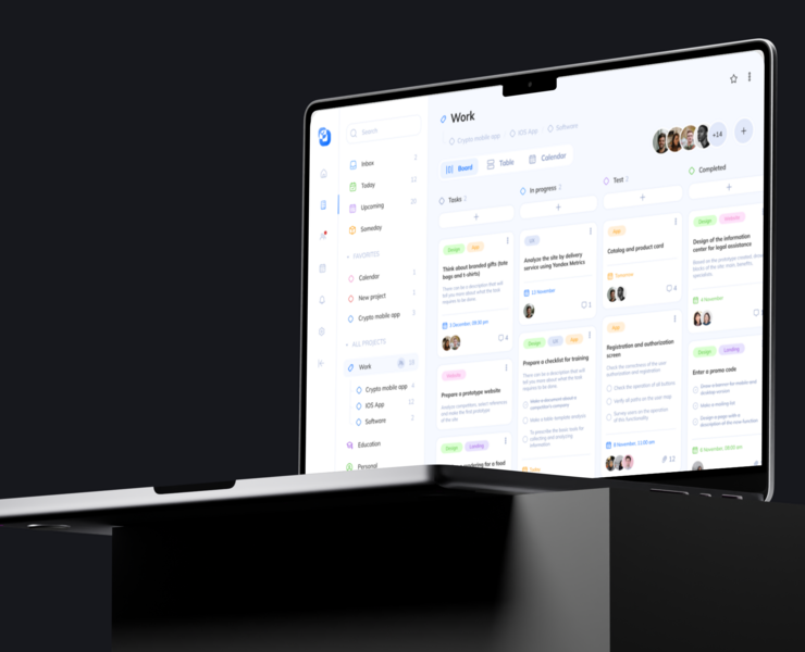 Company planner — Интерфейсы на Dprofile