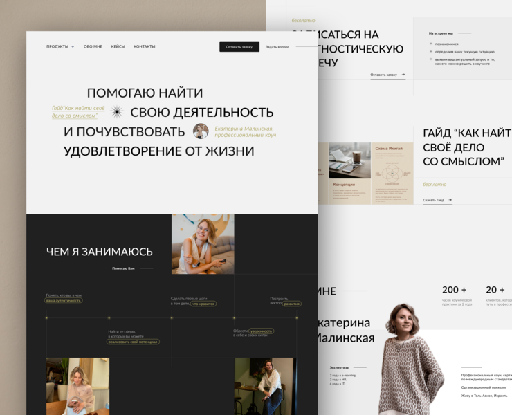 Профессиональный коуч — Интерфейсы на Dprofile