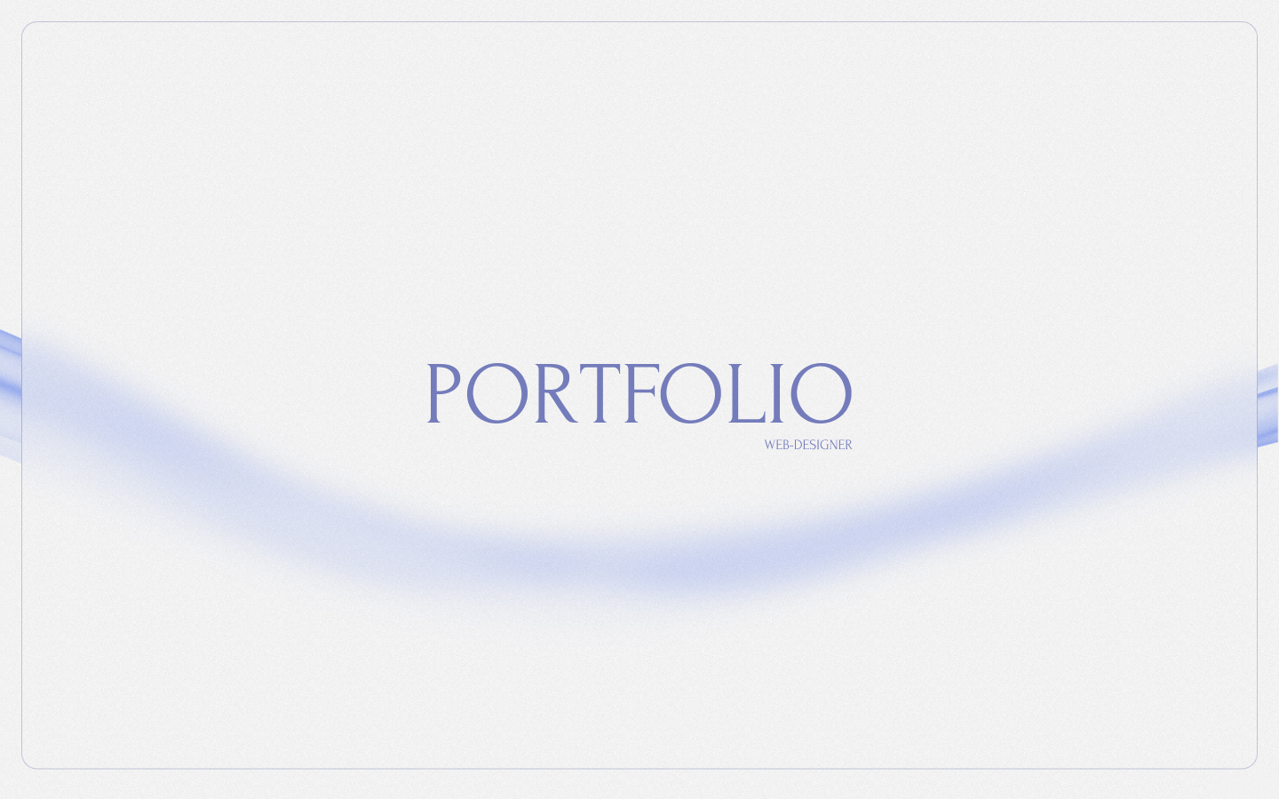 Сайт-портфолио — Изображение №1 — Интерфейсы на Dprofile