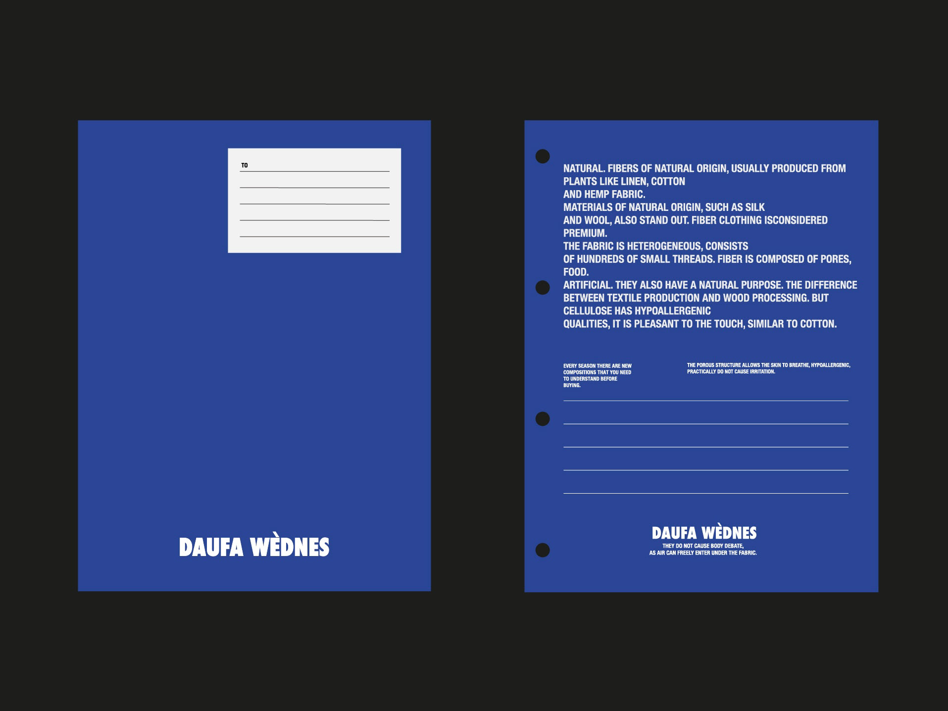 BRAND IDENTITY| DAUFA WÉDNES — Изображение №9 — Брендинг, Маркетинг на Dprofile