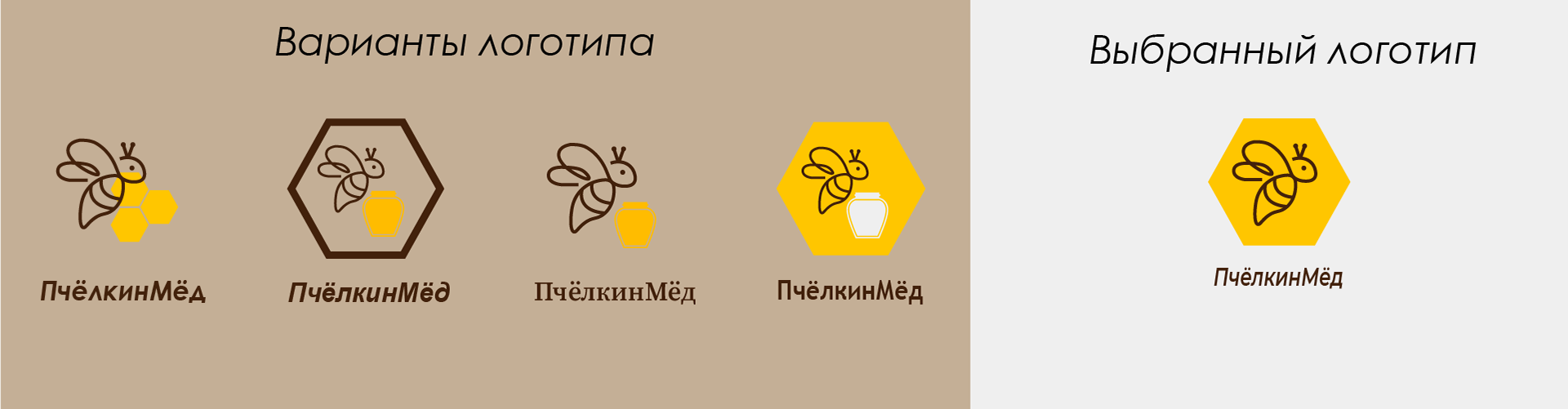 Разработка логотипа для производителя меда — Изображение №3 — Брендинг, Иллюстрация на Dprofile