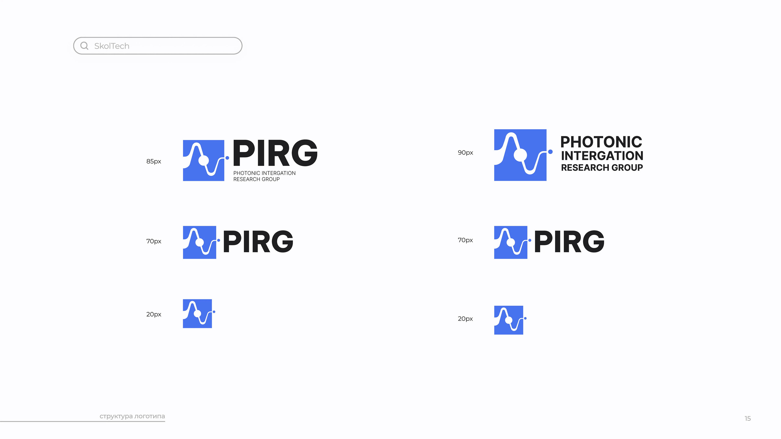 Skoltech PIRG | Logobook — Изображение №18 — Брендинг на Dprofile