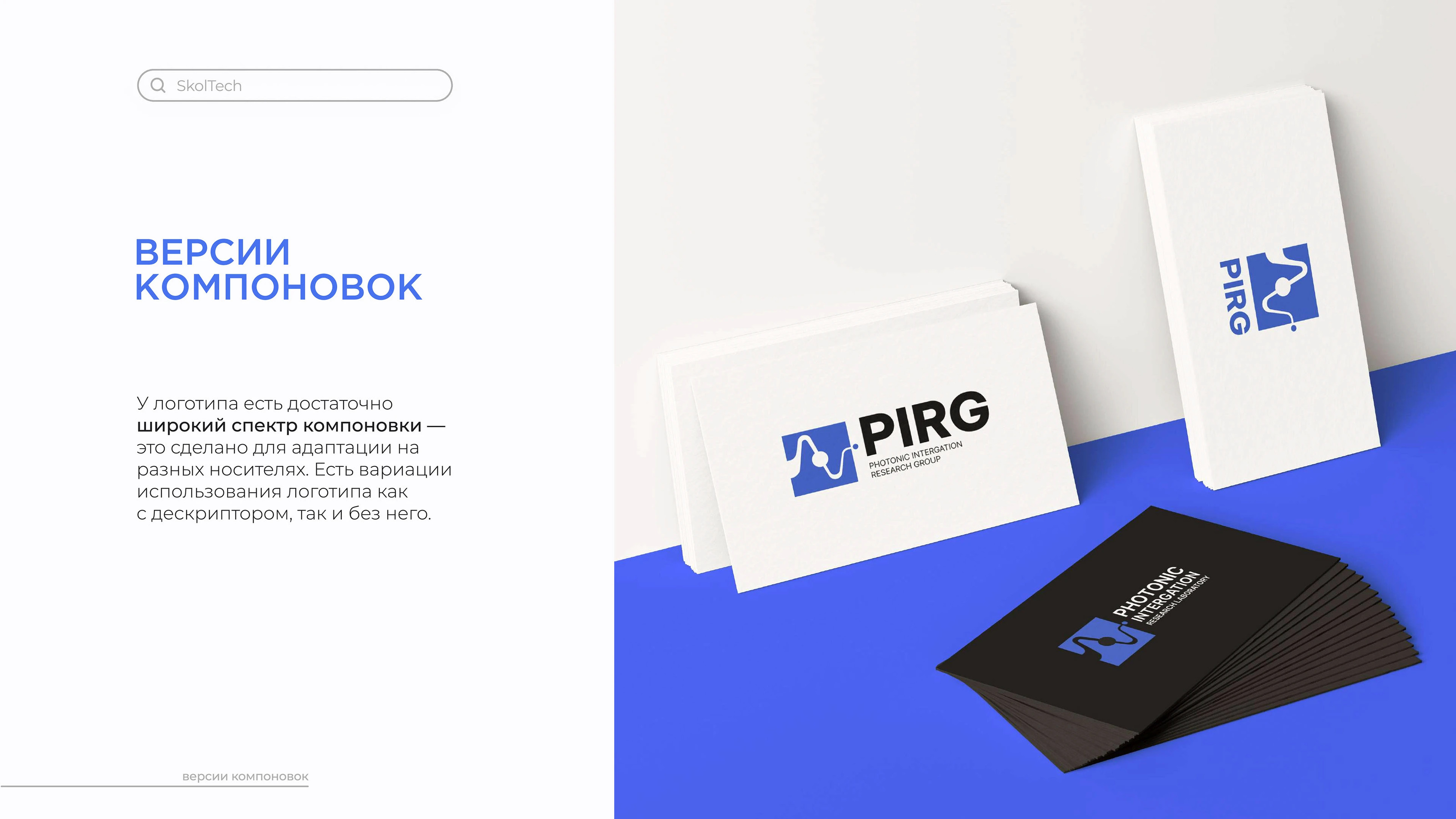 Skoltech PIRG | Logobook — Изображение №8 — Брендинг на Dprofile