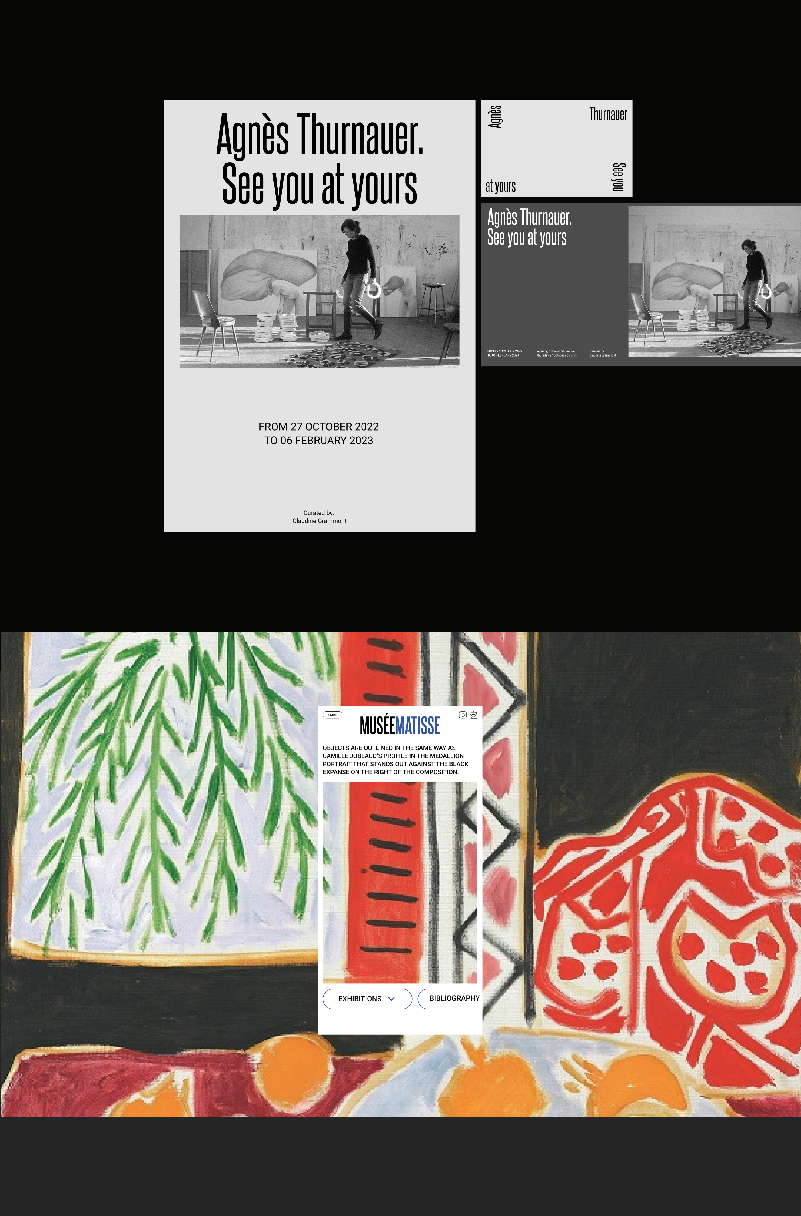THE MATISSE MUSEUM — redesign concept — Изображение №8 — Интерфейсы, Брендинг, Анимация на Dprofile