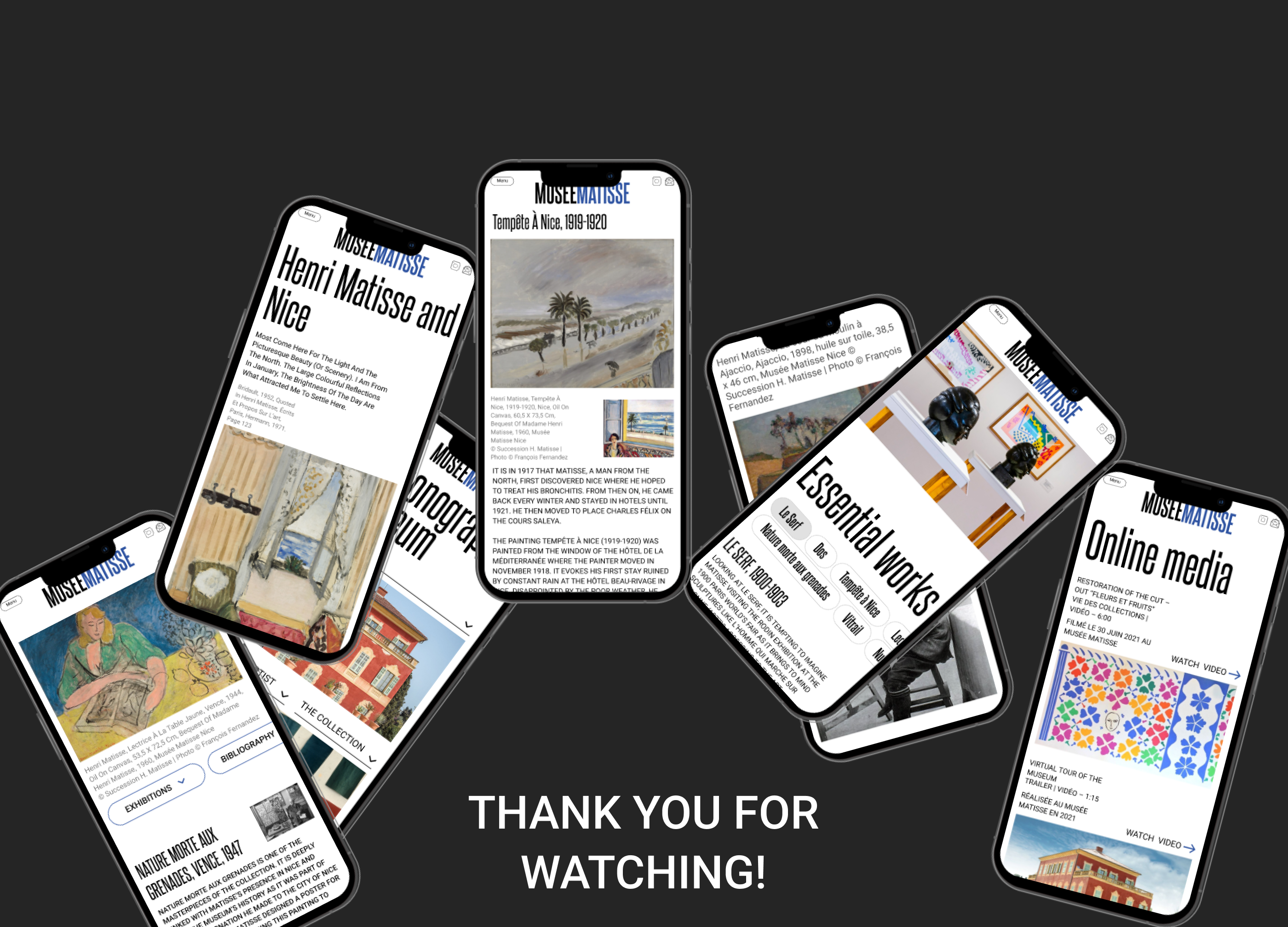 THE MATISSE MUSEUM — redesign concept — Изображение №12 — Интерфейсы, Брендинг, Анимация на Dprofile