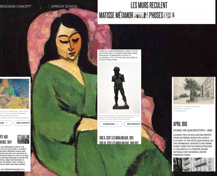THE MATISSE MUSEUM — redesign concept на Dprofile