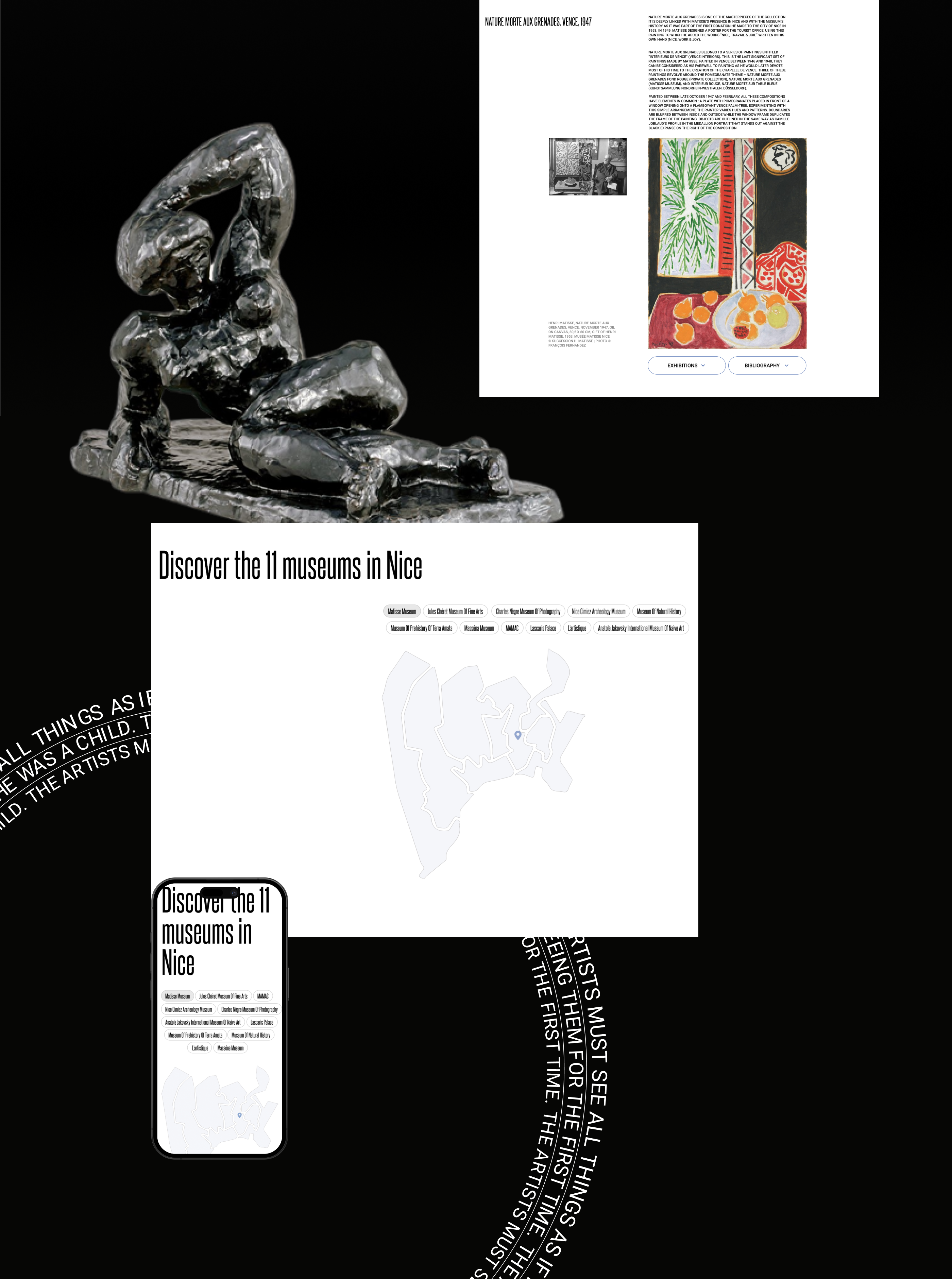THE MATISSE MUSEUM — redesign concept — Изображение №6 — Интерфейсы, Брендинг, Анимация на Dprofile