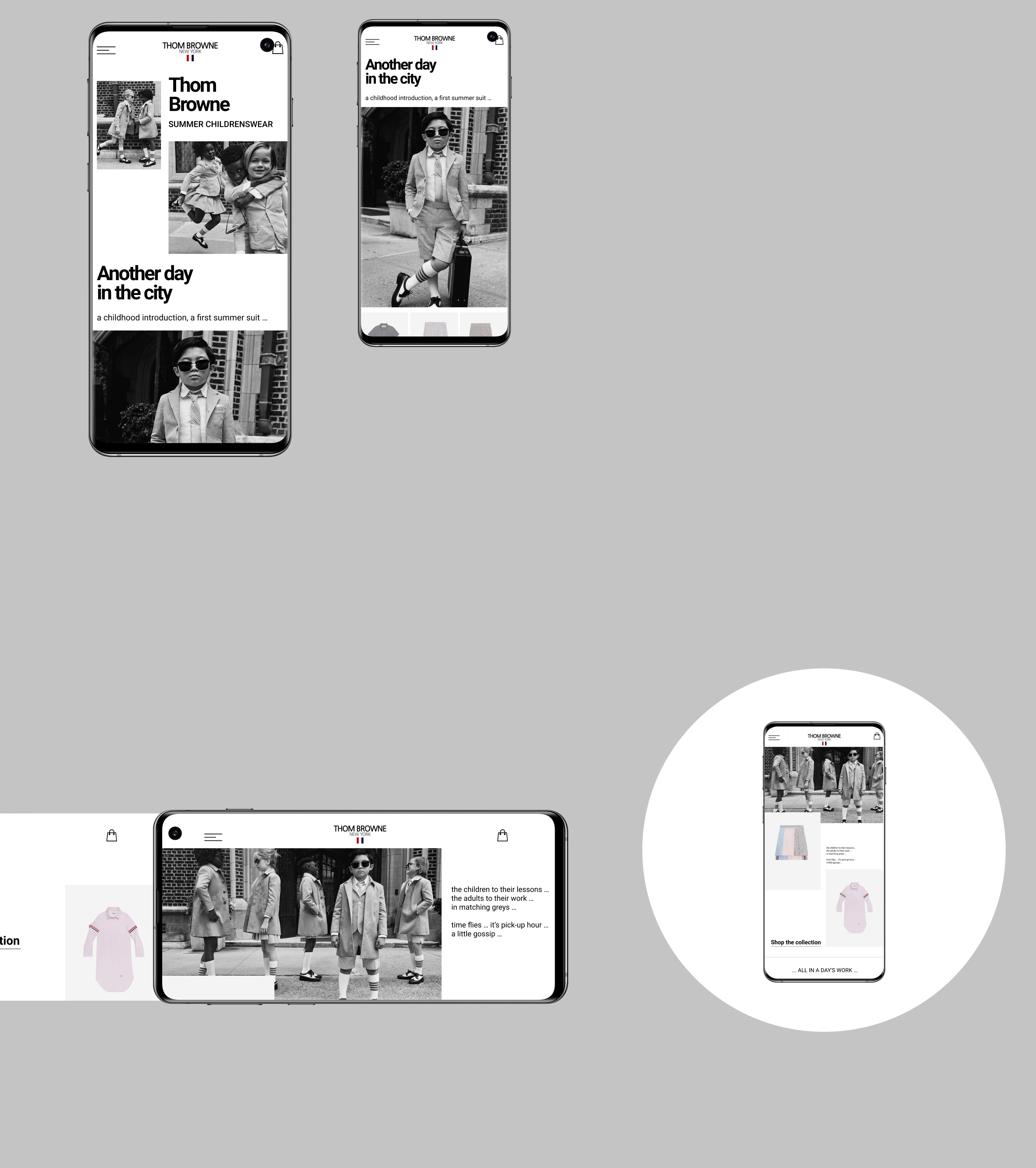Thom Browne — redisign website — Изображение №19 — Интерфейсы, Брендинг, Анимация на Dprofile