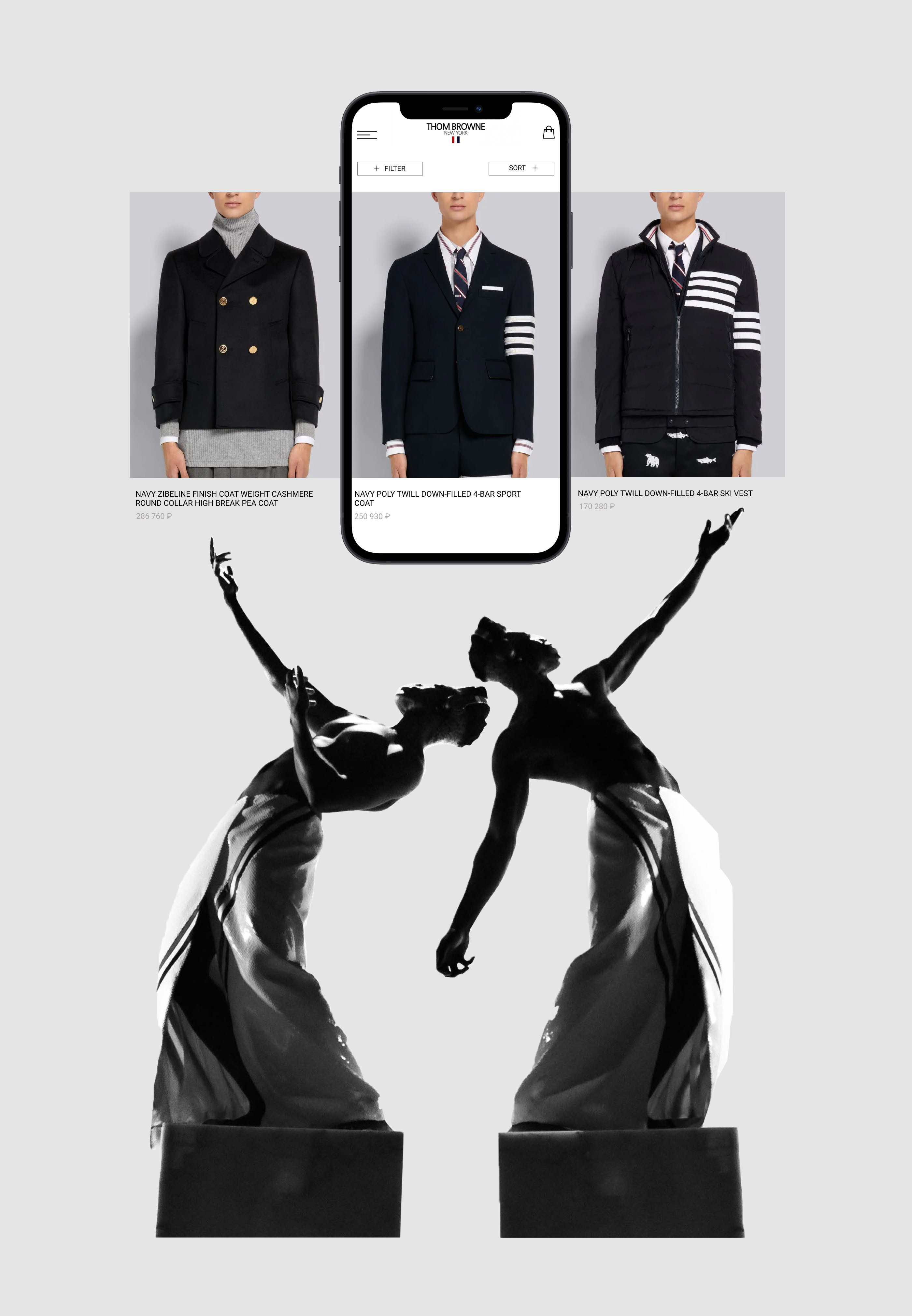 Thom Browne — redisign website — Изображение №16 — Интерфейсы, Брендинг, Анимация на Dprofile