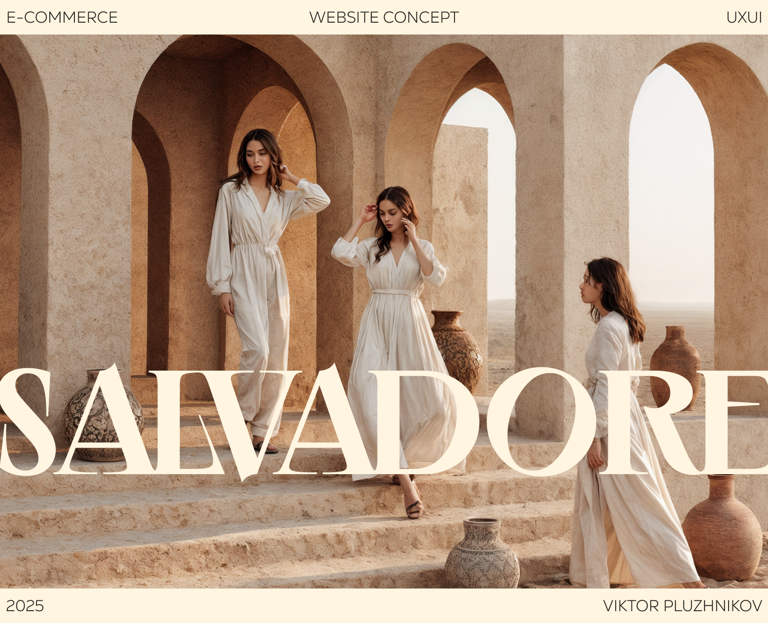 SALVADORE | E-COMMERCE WEBSITE CONCEPT на Dprofile