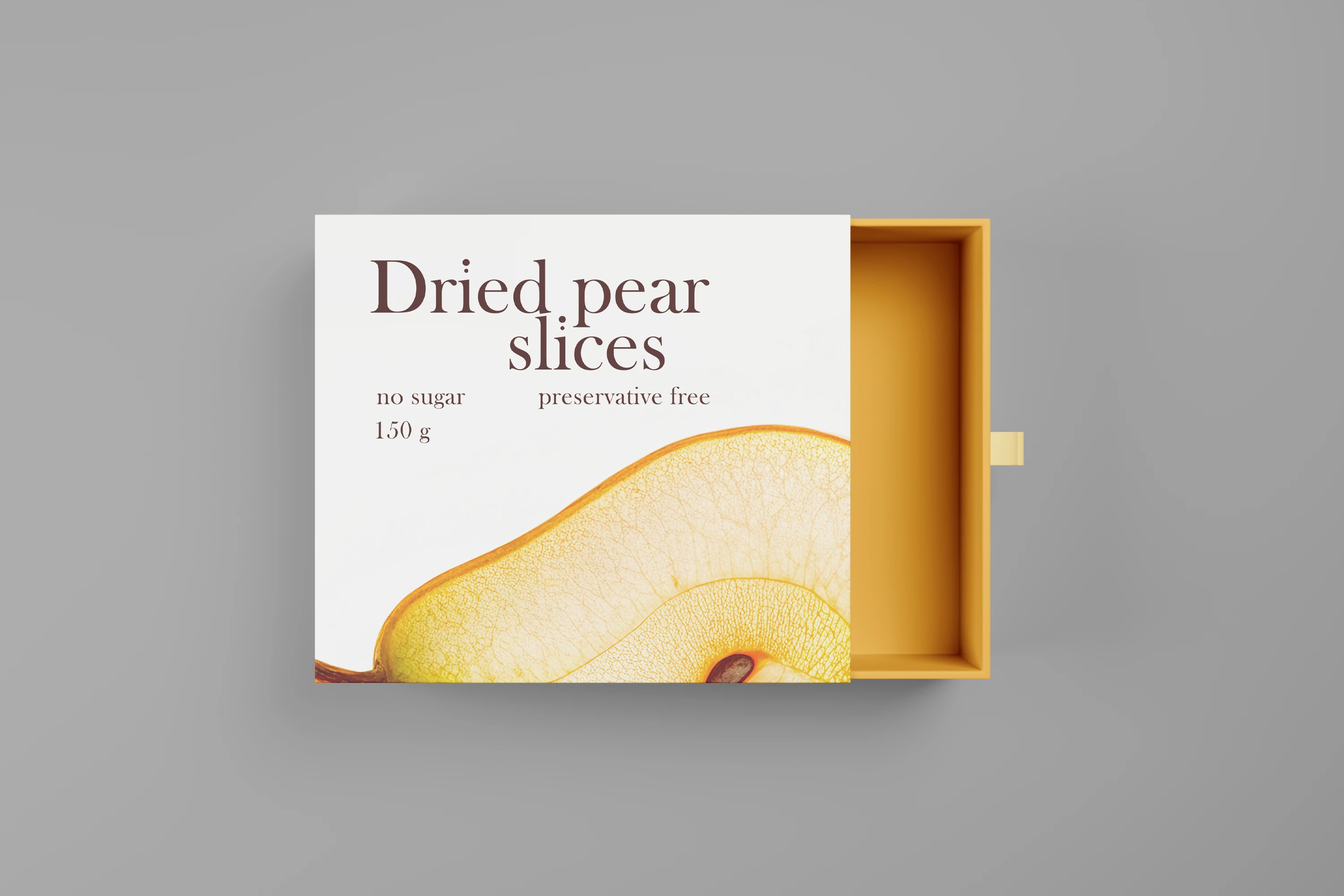 Dried pear packaging design — Изображение №1 — Интерфейсы на Dprofile