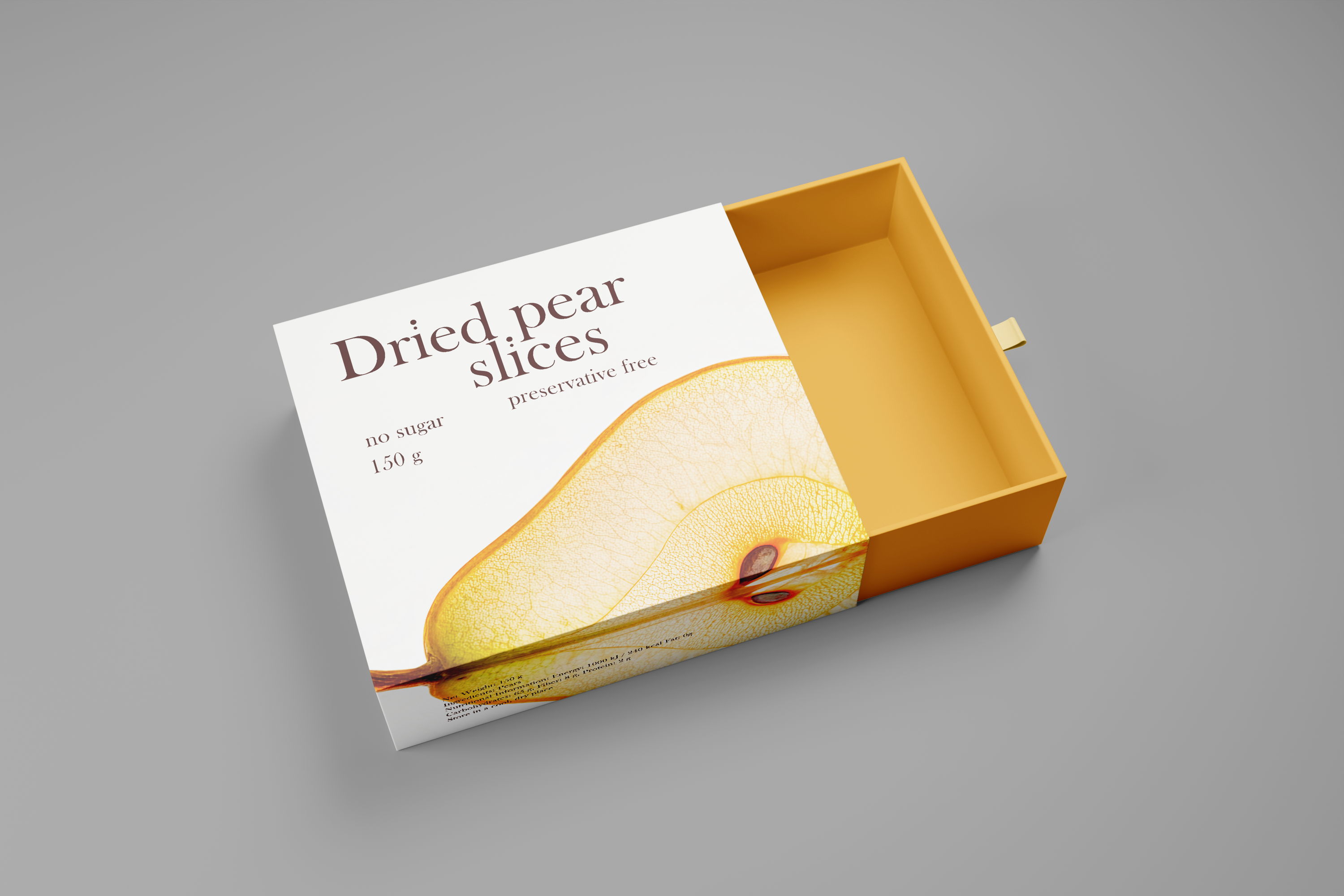 Dried pear packaging design — Изображение №2 — Интерфейсы на Dprofile