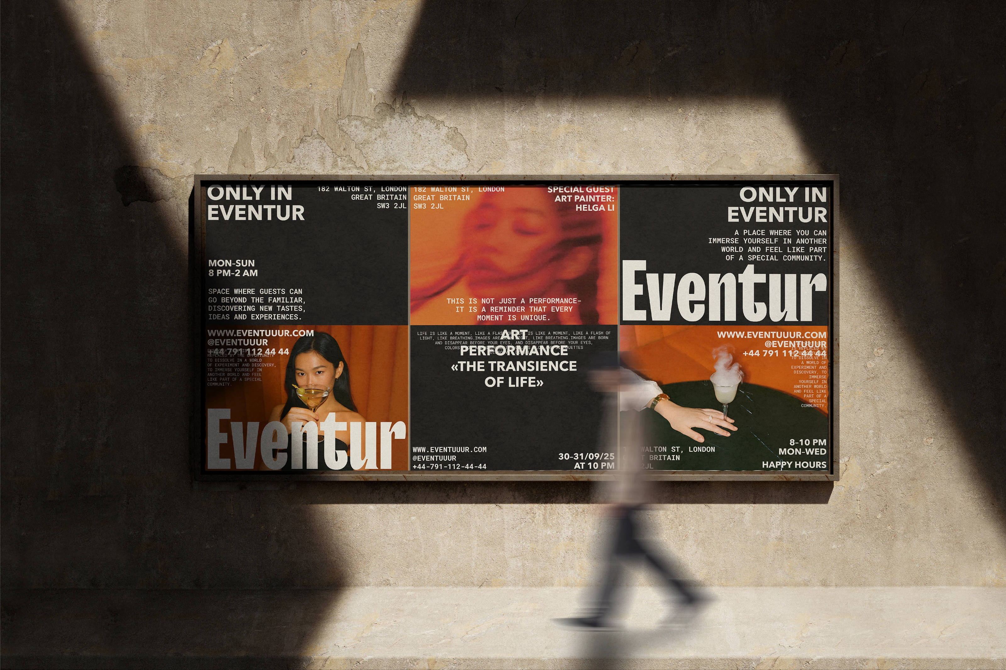 EVENTUR / АЙДЕНТИКА ДЛЯ БАРА — Изображение №3 — Брендинг, Графика на Dprofile