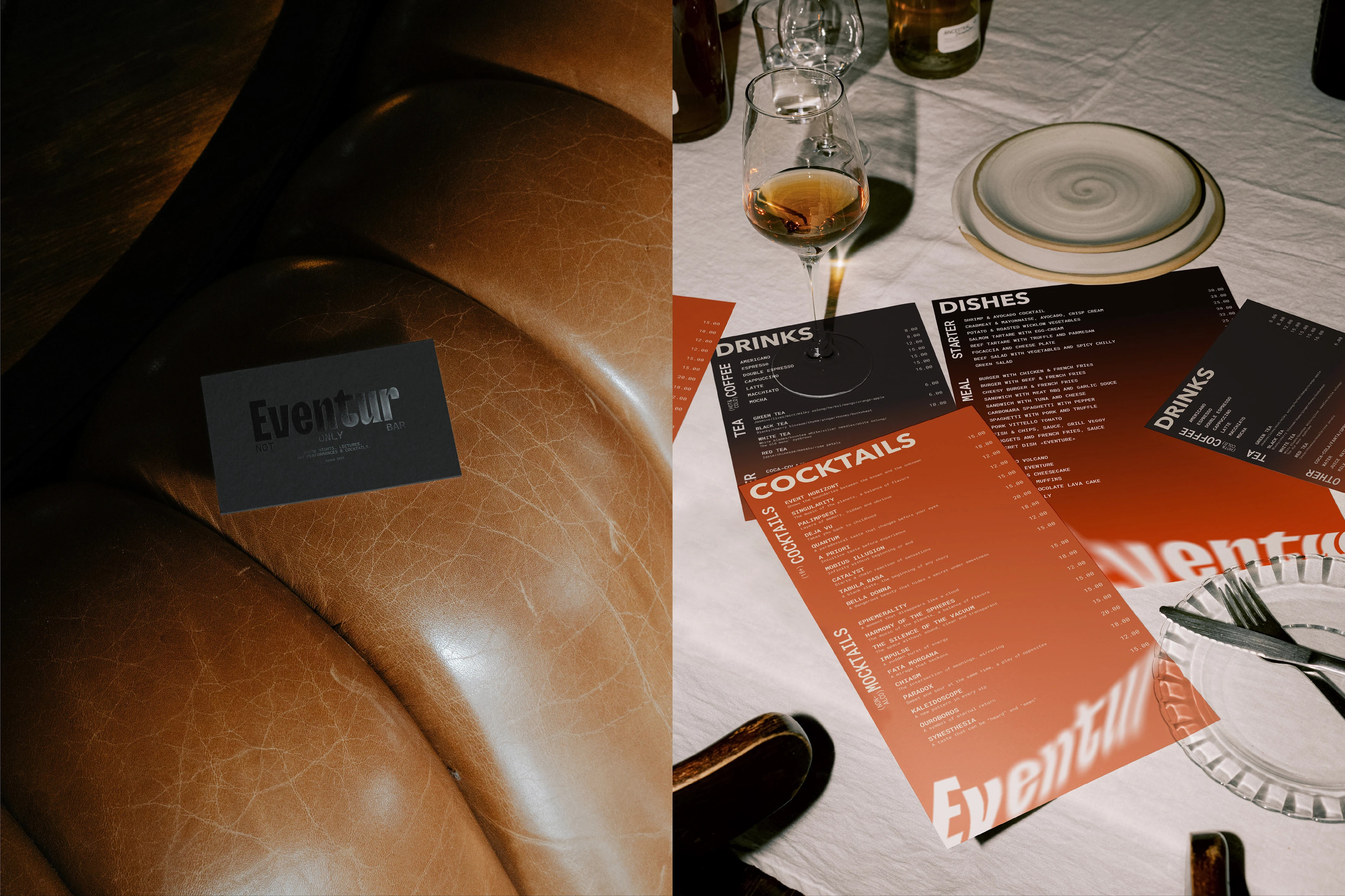 EVENTUR / АЙДЕНТИКА ДЛЯ БАРА — Изображение №12 — Брендинг, Графика на Dprofile