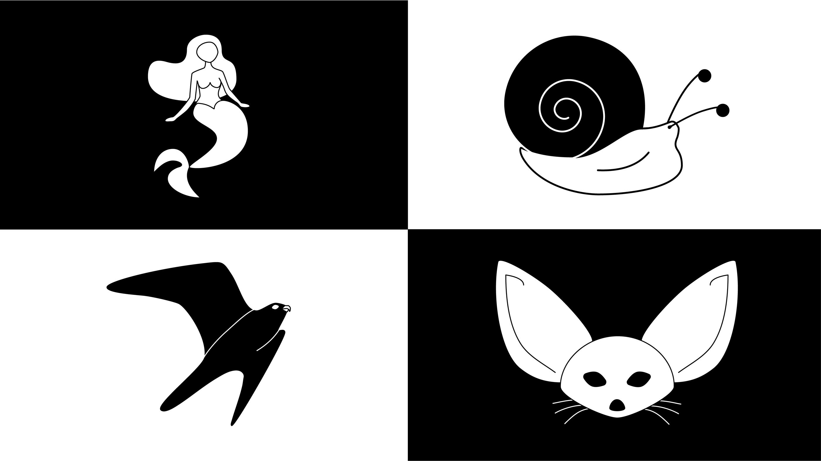 Minimalist animal graphics — Изображение №1 — Иллюстрация, Графика на Dprofile