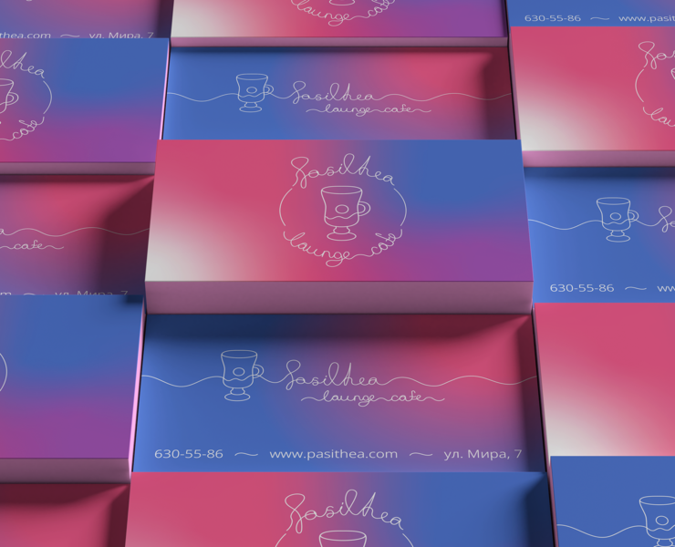 Pasithea lounge cafe branding — Брендинг, Графика на Dprofile