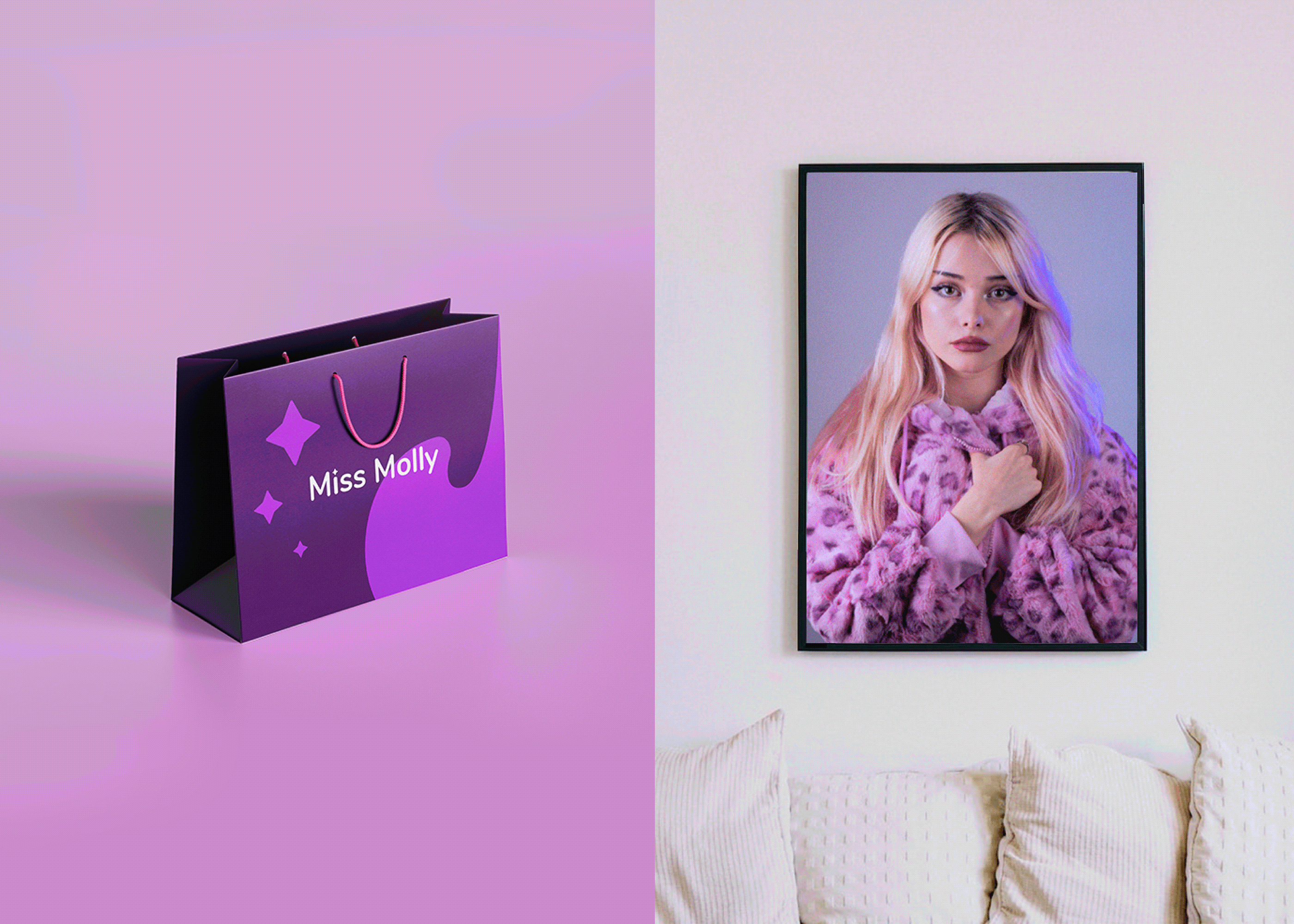 Miss Molly | Heraldic logo and branding — Изображение №6 — Брендинг, Графика на Dprofile